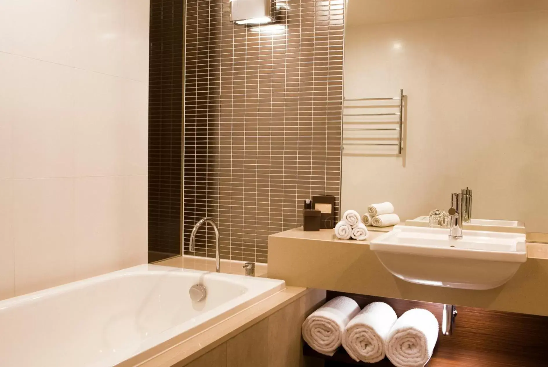 Bathroom in Pullman at Sydney Olympic Park Hotel