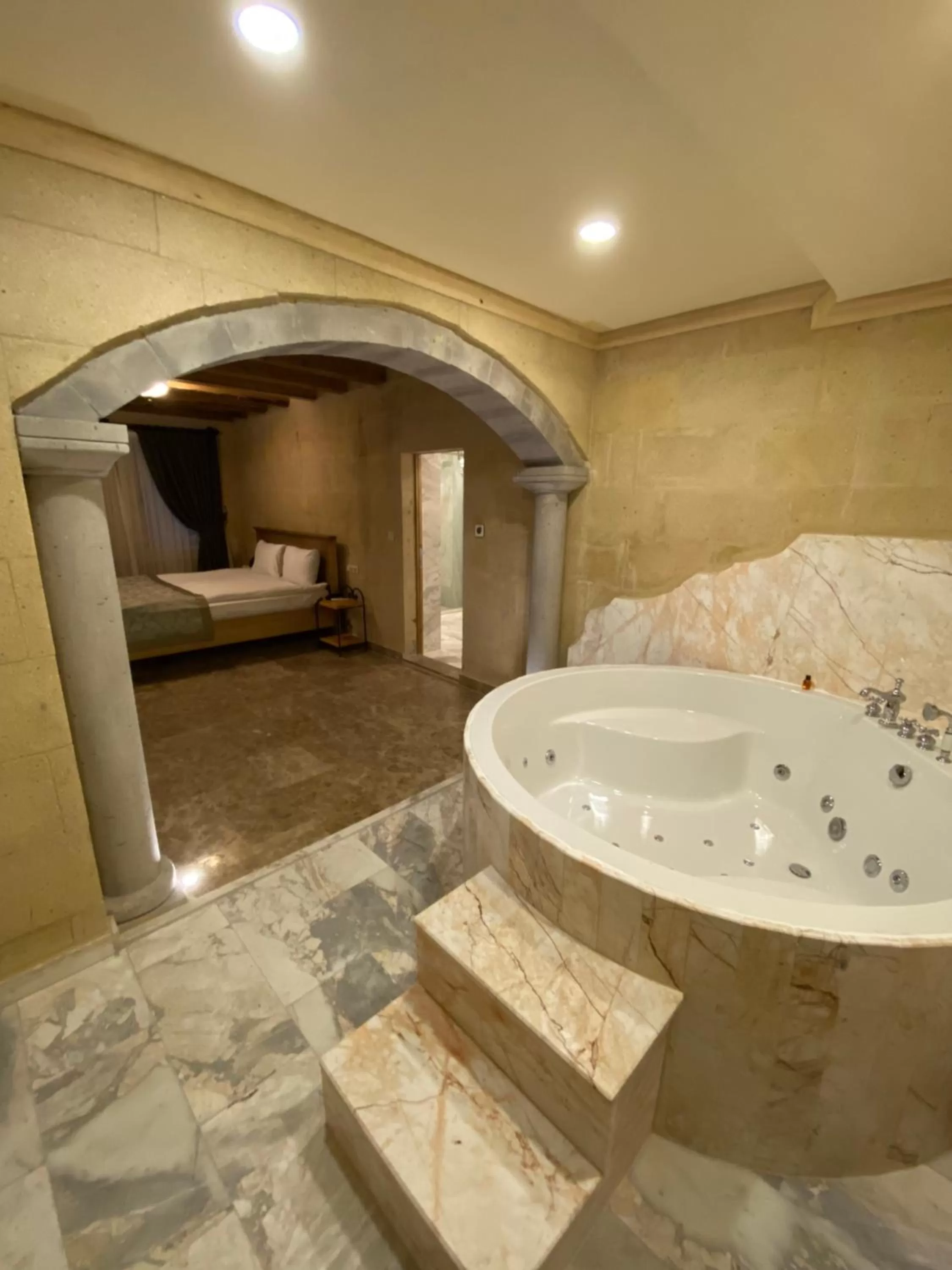 Hot Tub in Cratus Stone Palace