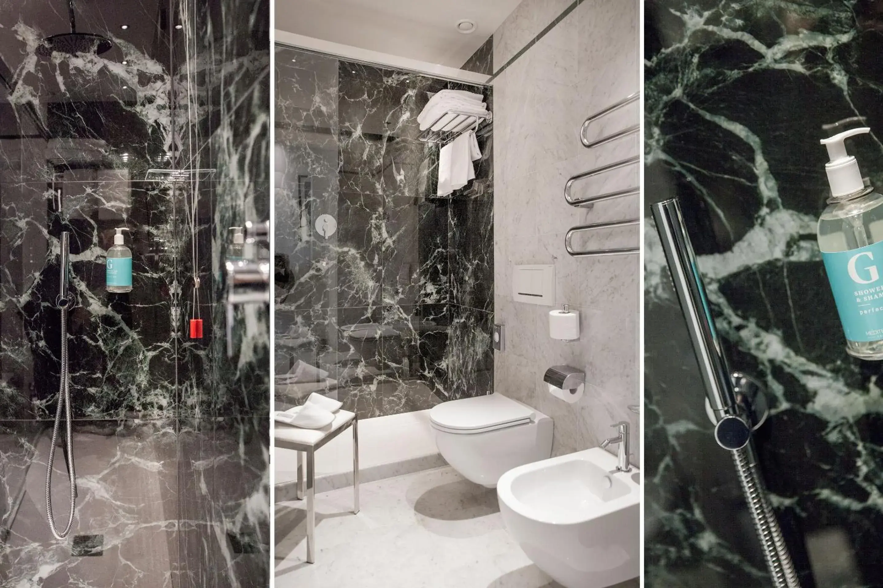 Shower, Bathroom in Grand Hotel Diana Majestic