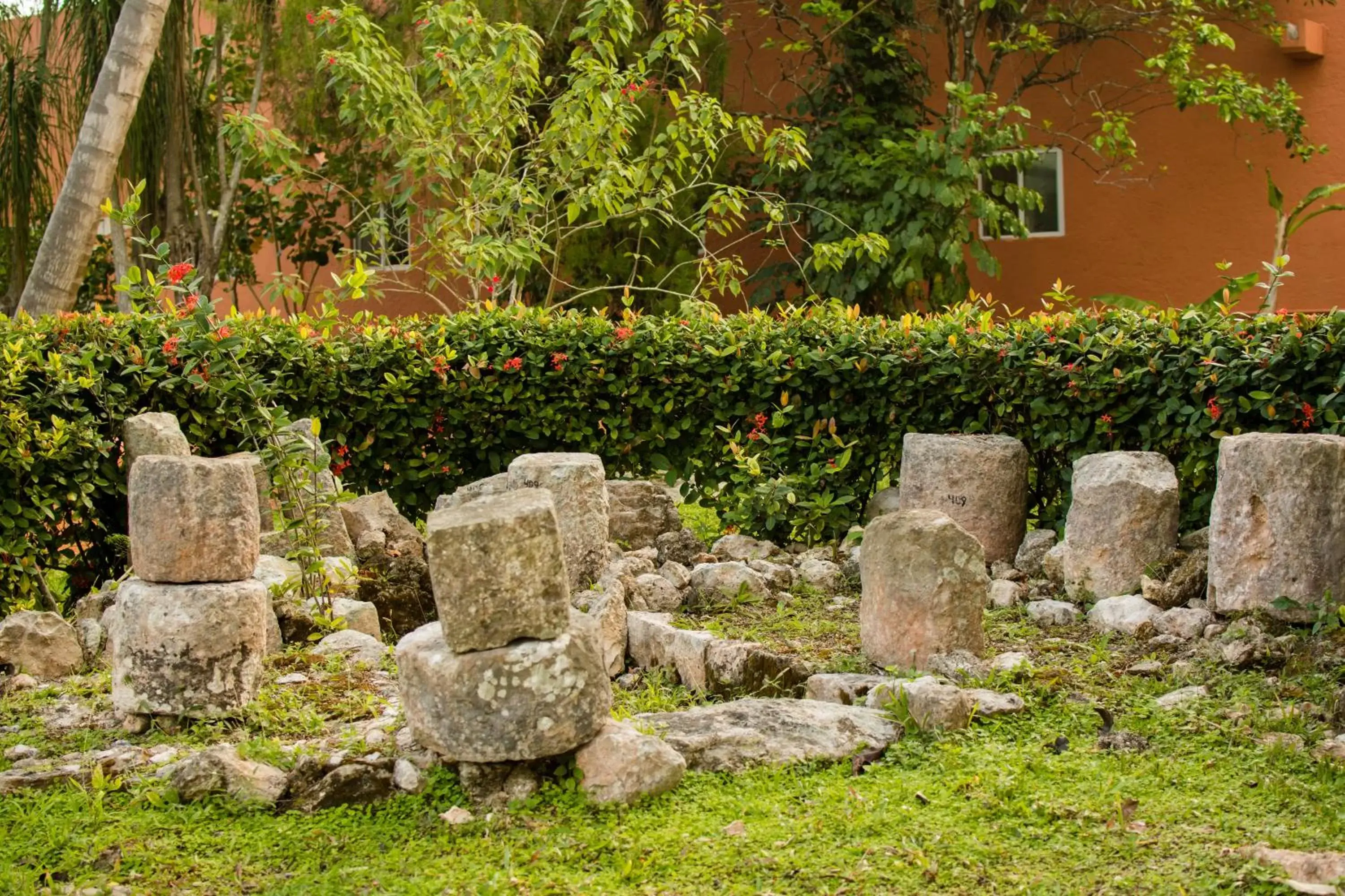 Landmark view, Garden in Villas Arqueologicas Chichen Itza