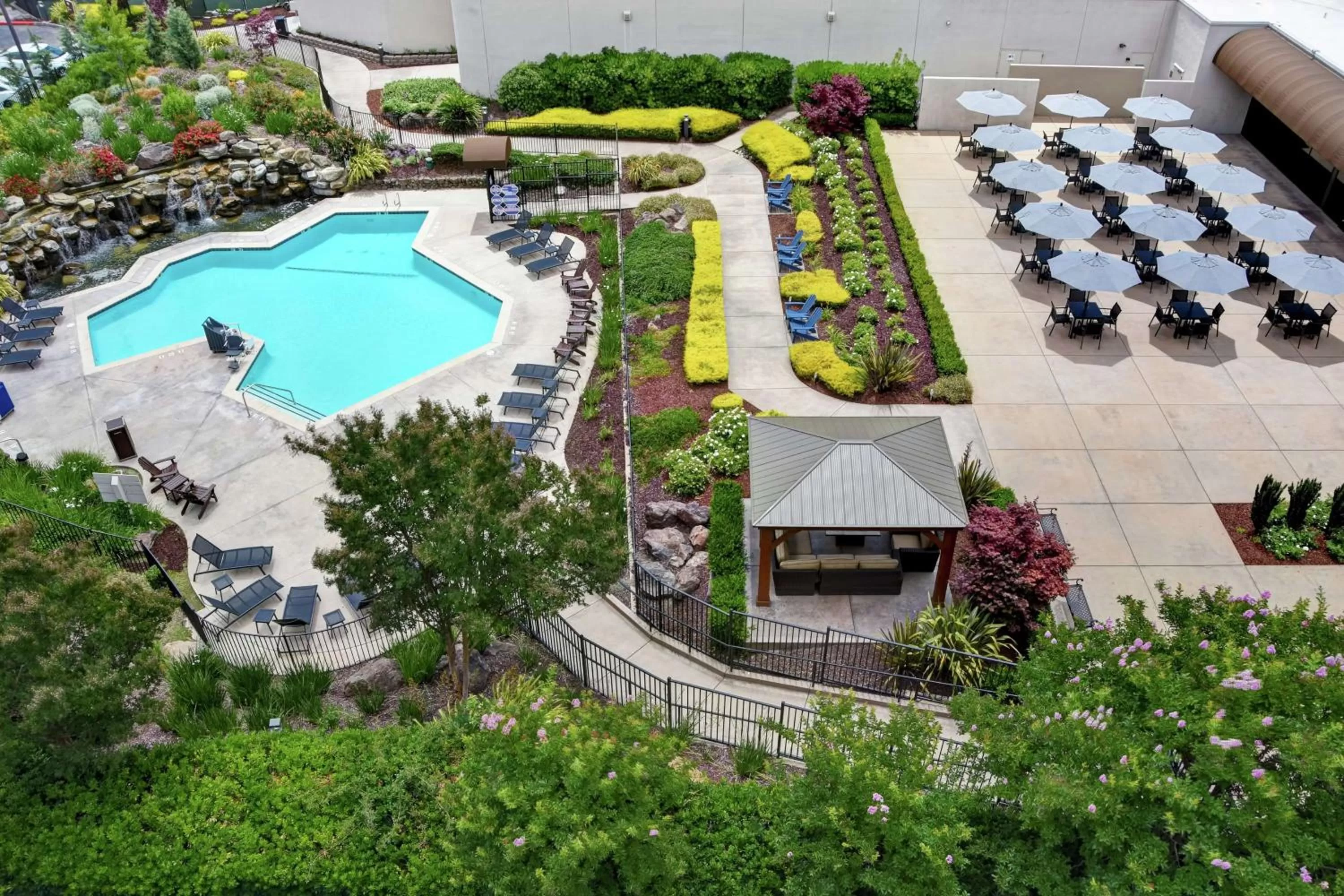 Pool view in DoubleTree by Hilton Pleasanton at The Club