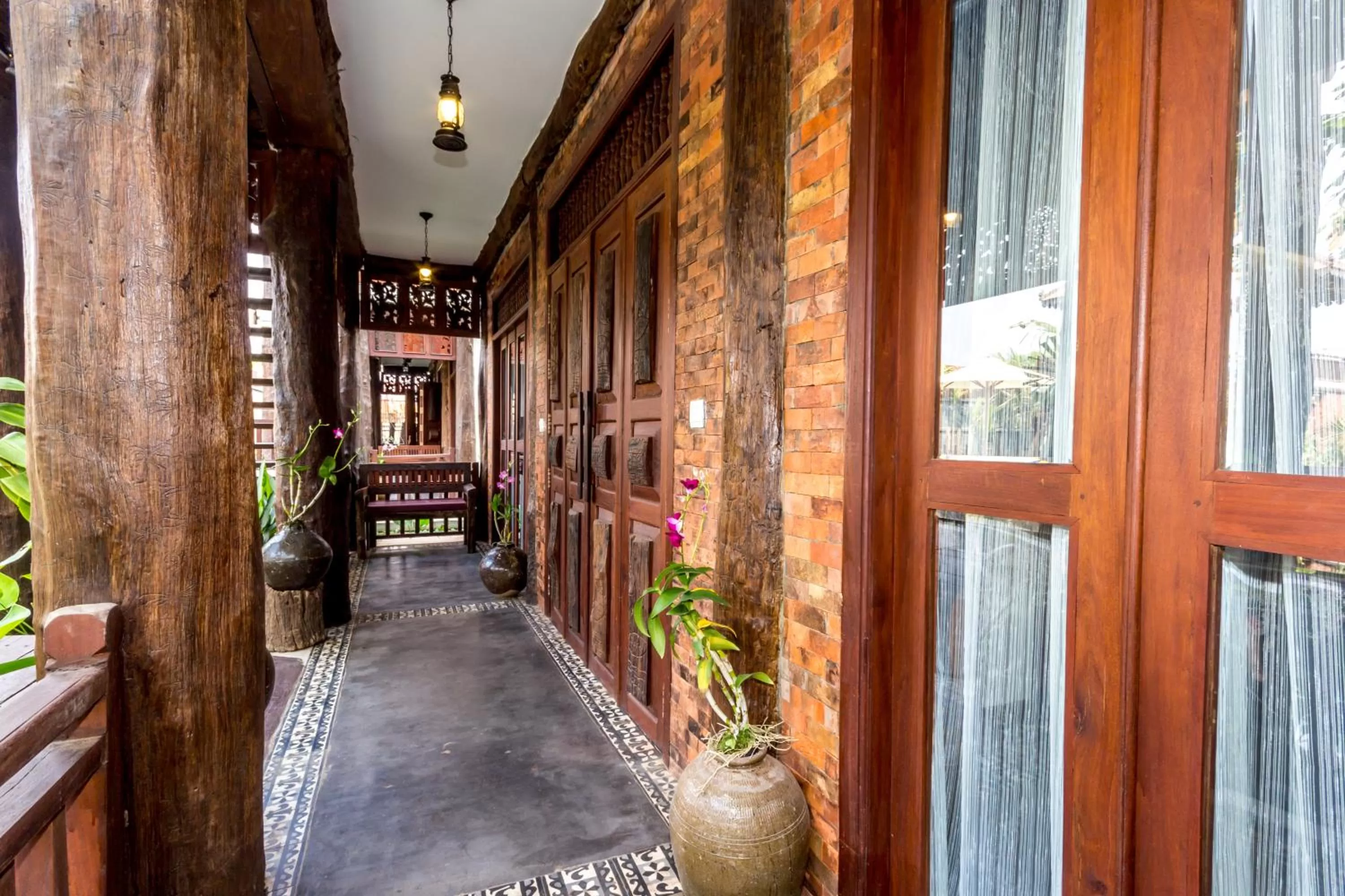 Balcony/Terrace in Java Wooden Villa & Residence