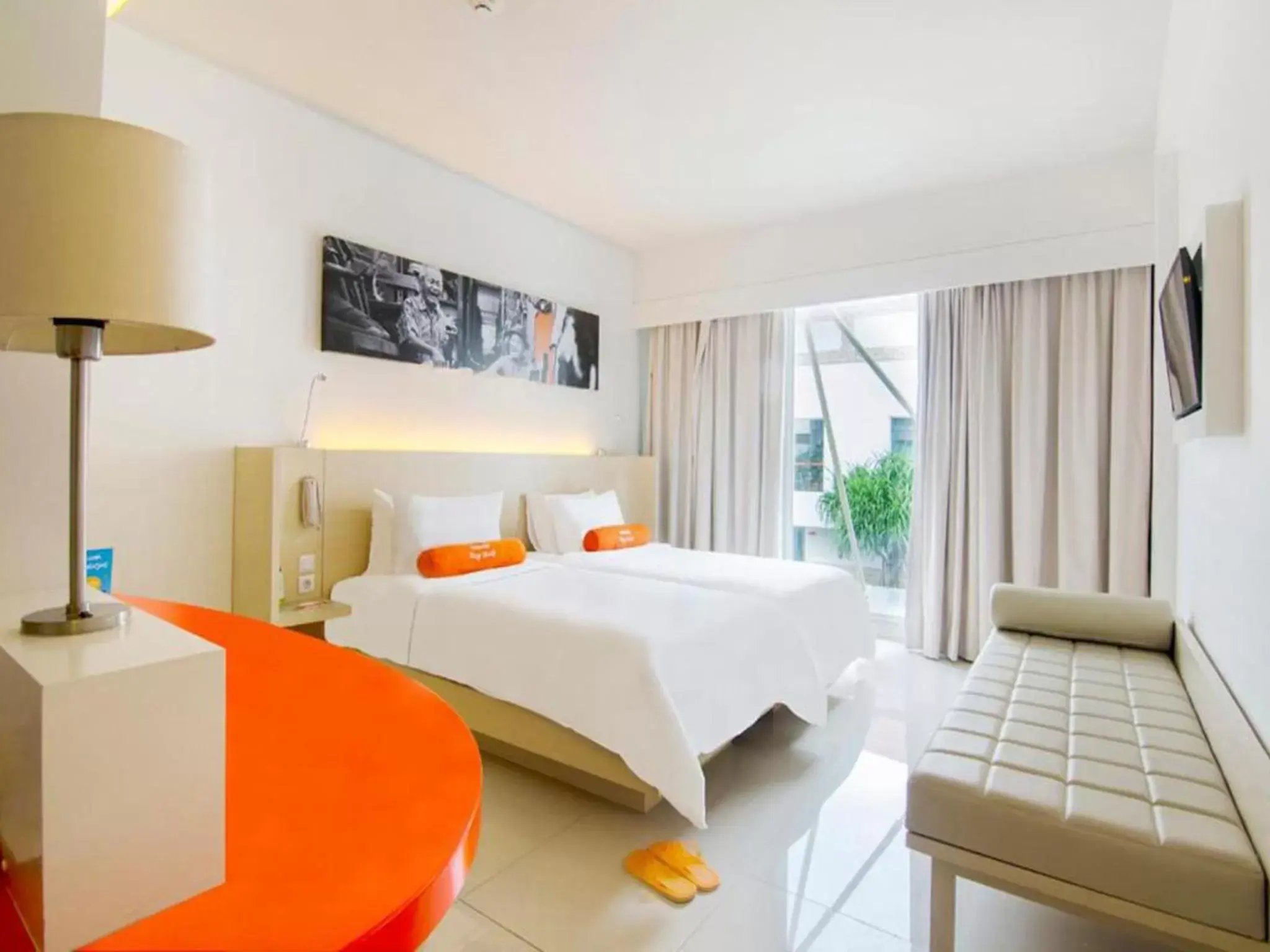 Bed in HARRIS Hotel and Conventions Denpasar Bali