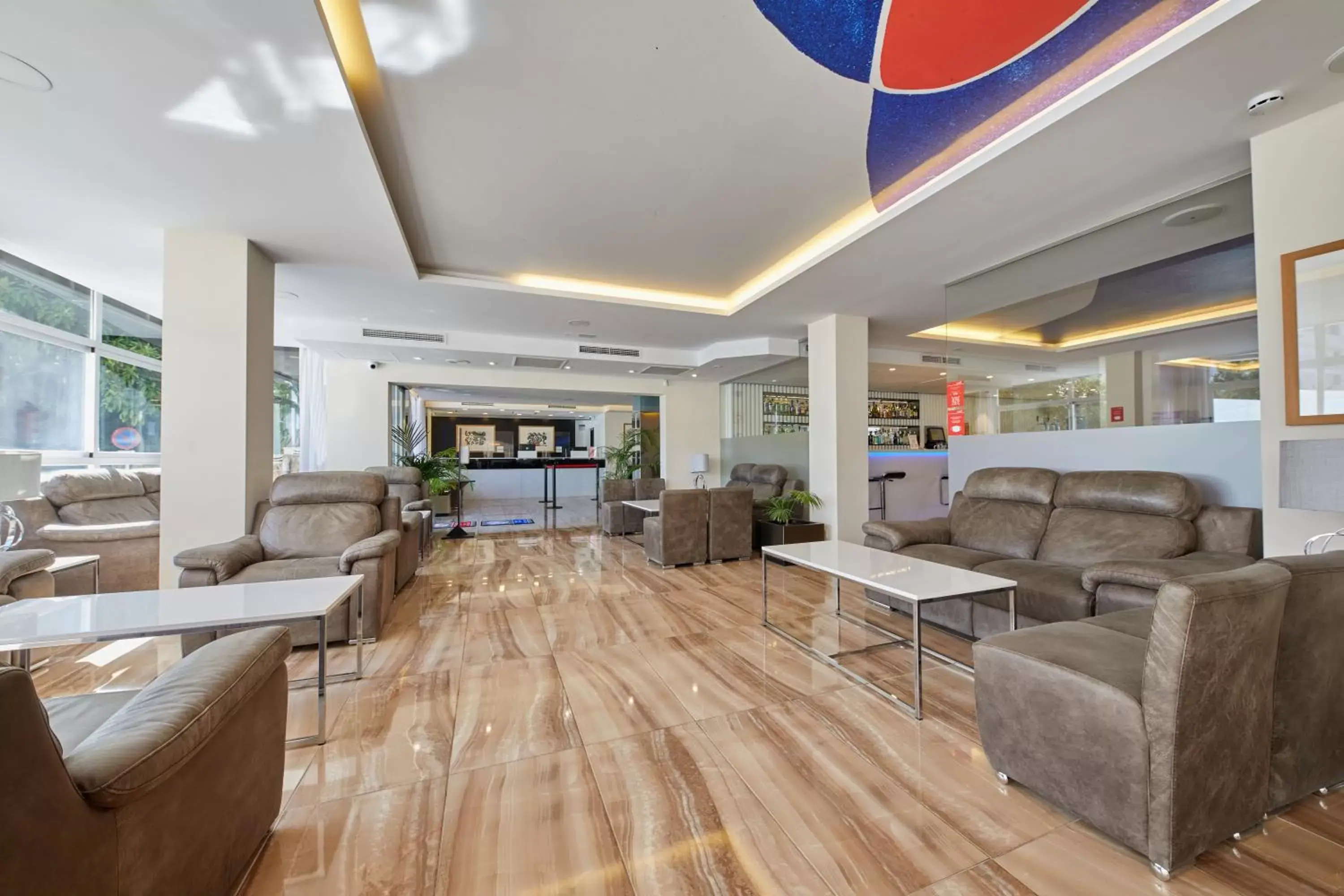 Lobby or reception, Seating Area in Hotel Joan Miró Museum