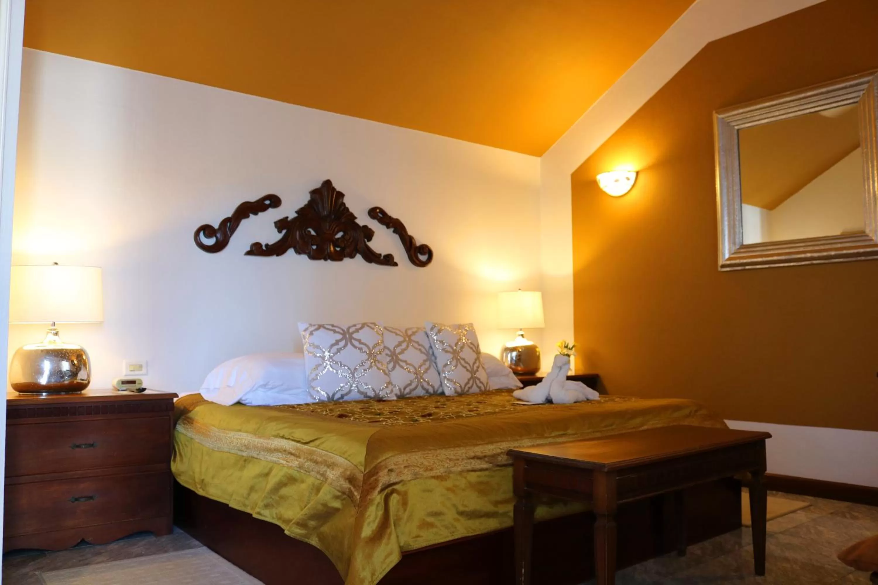 Bed in Villa Boscardi