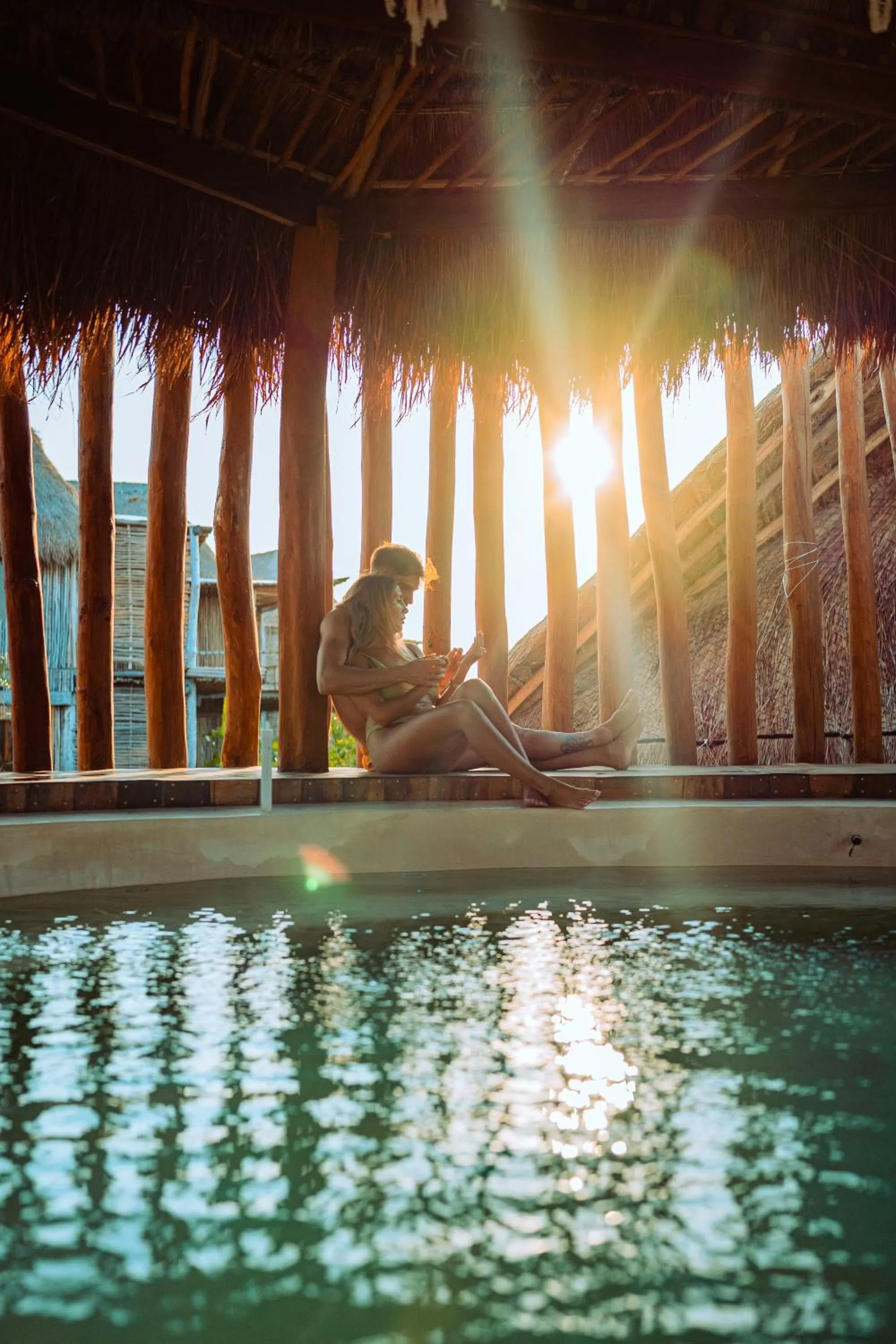 Hot Tub in Hotel Shibari - Restaurant & Cenote Club