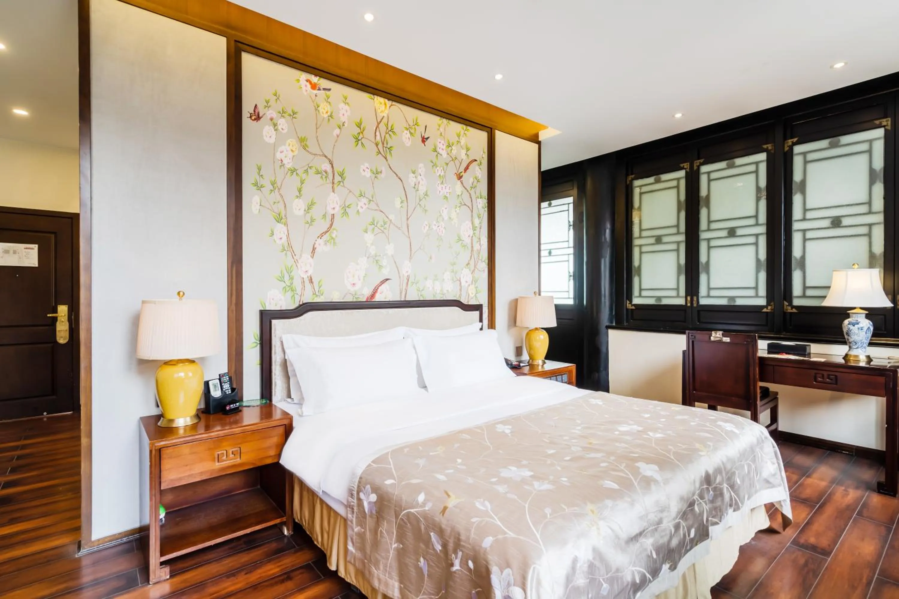 Bed in Buddha Zen Hotel