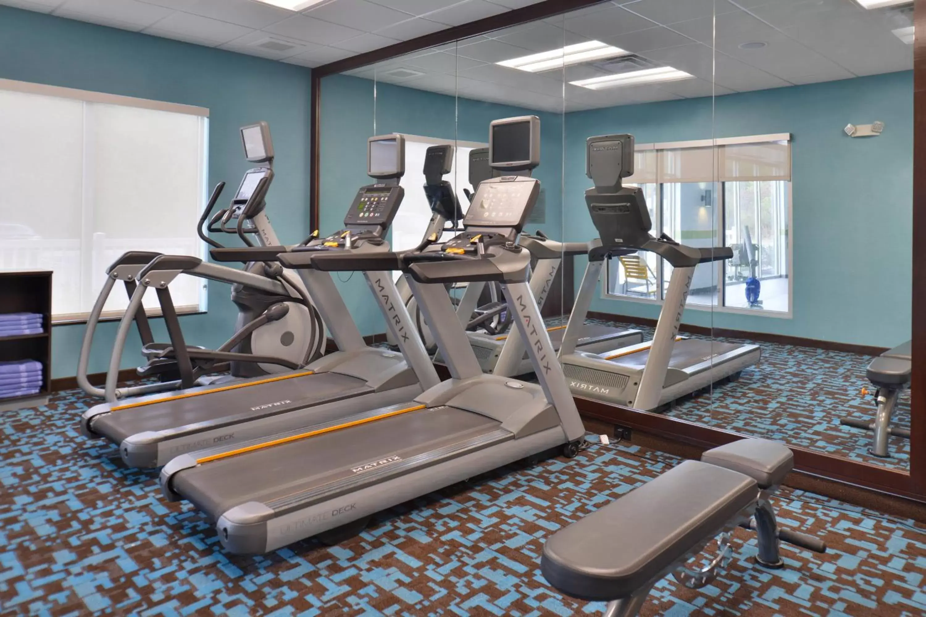 Fitness centre/facilities, Fitness Center/Facilities in Fairfield Inn and Suites by Marriott Calhoun