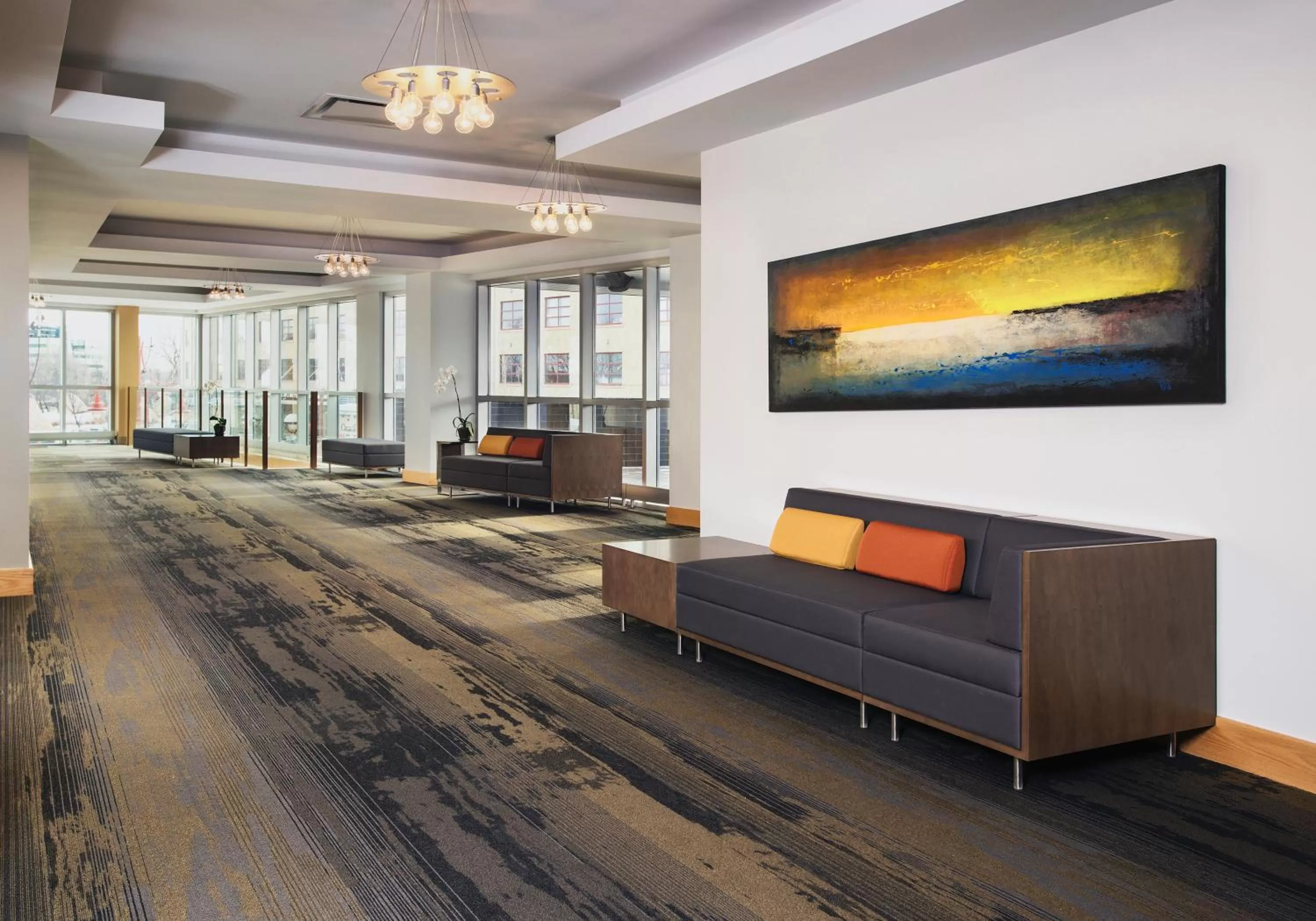 Lobby or reception in Inn at the Forks