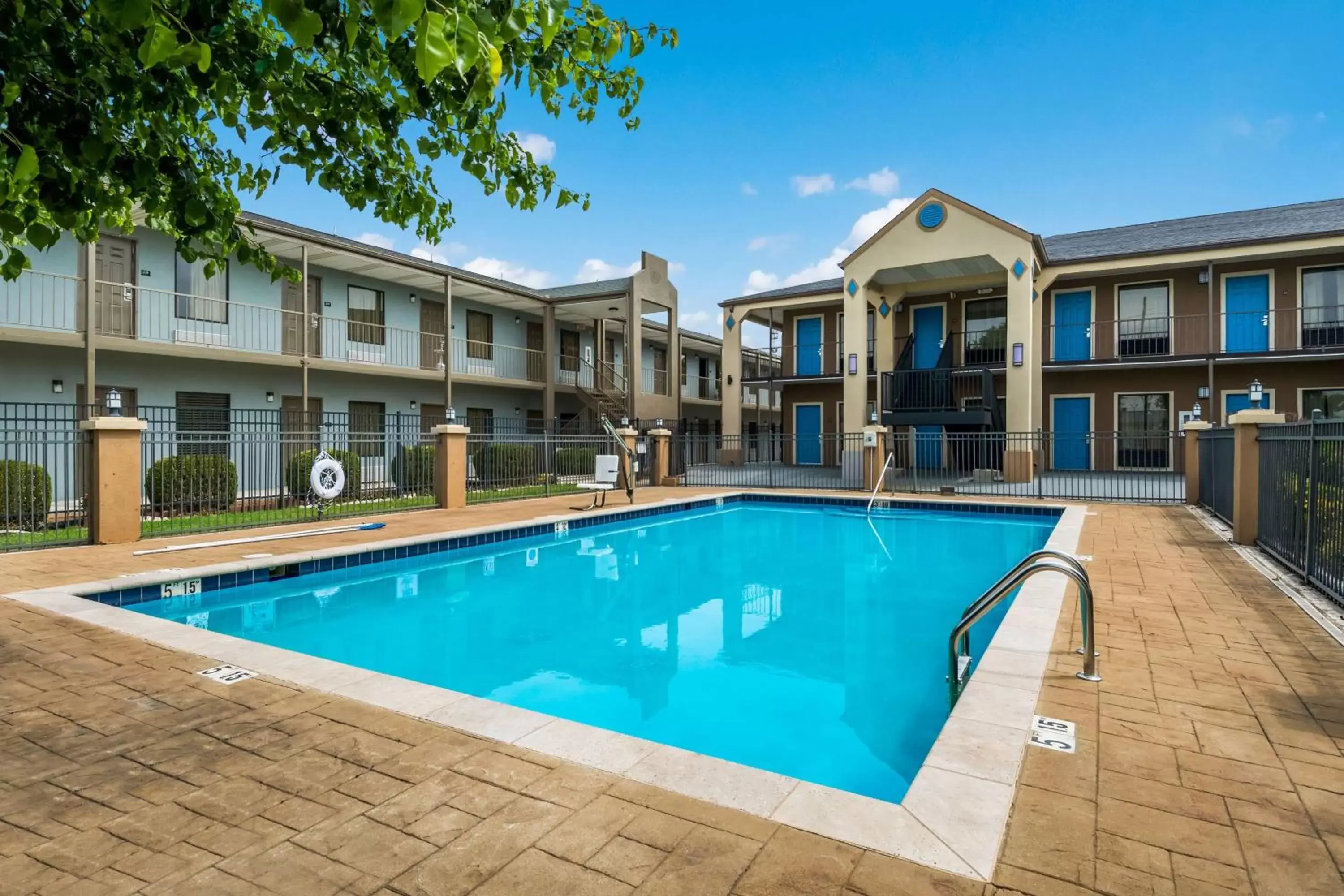 Pool view, Property Building in SureStay Plus Hotel by Best Western Jackson