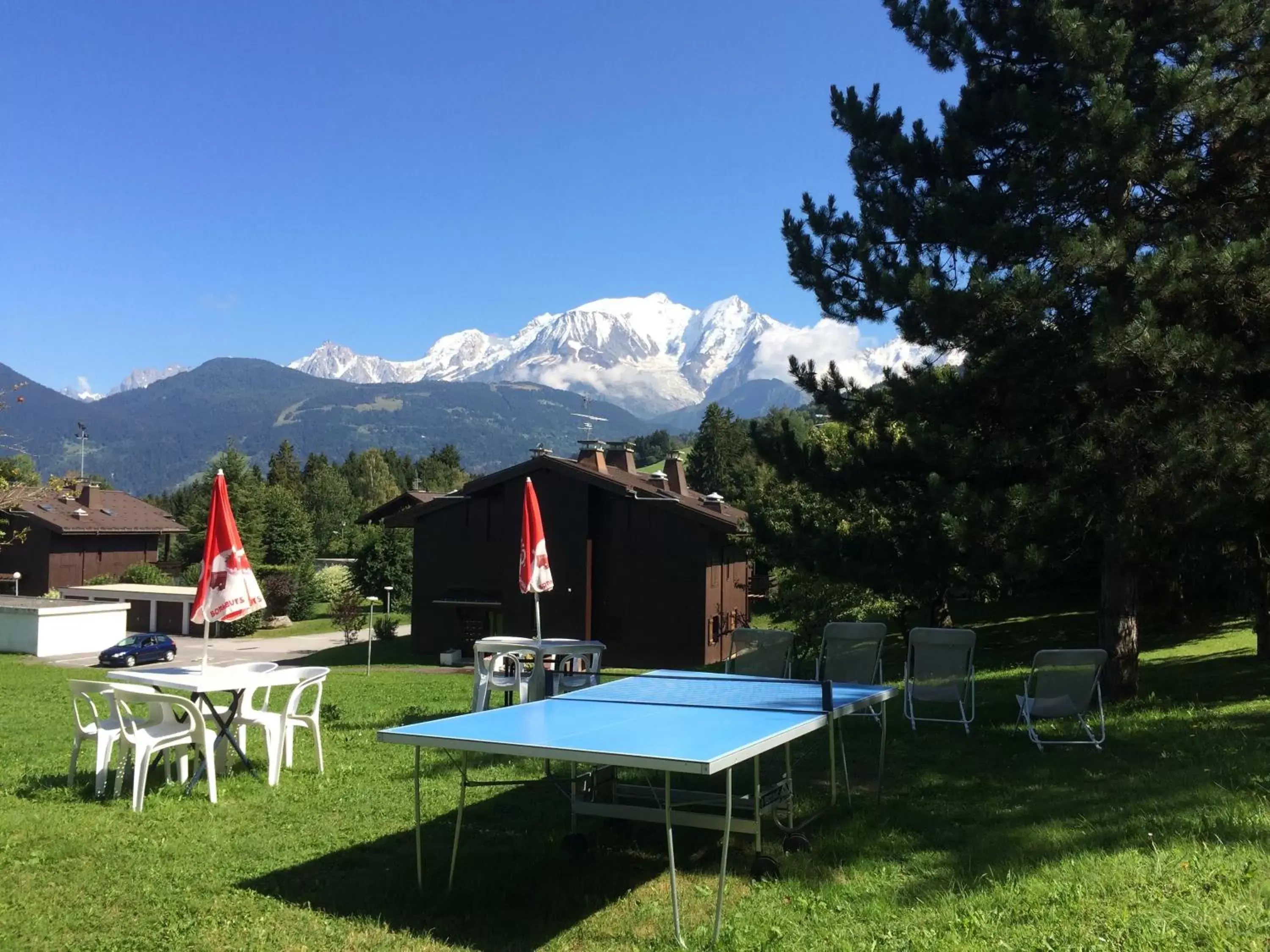 Garden, Table Tennis in Hotel Les Granits