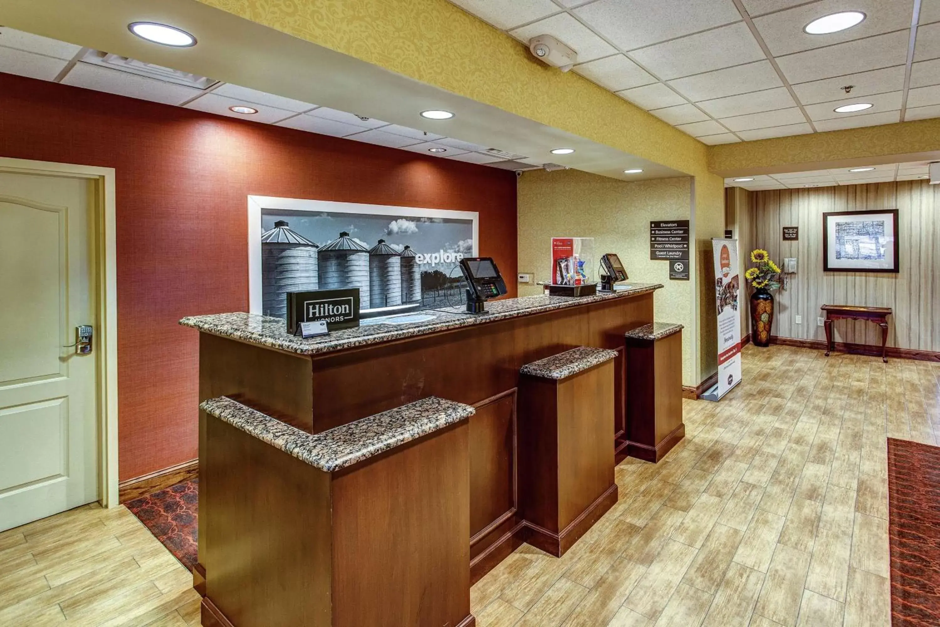 Lobby or reception in Hampton Inn Junction City Lobby or reception in Hampton Inn Junction City