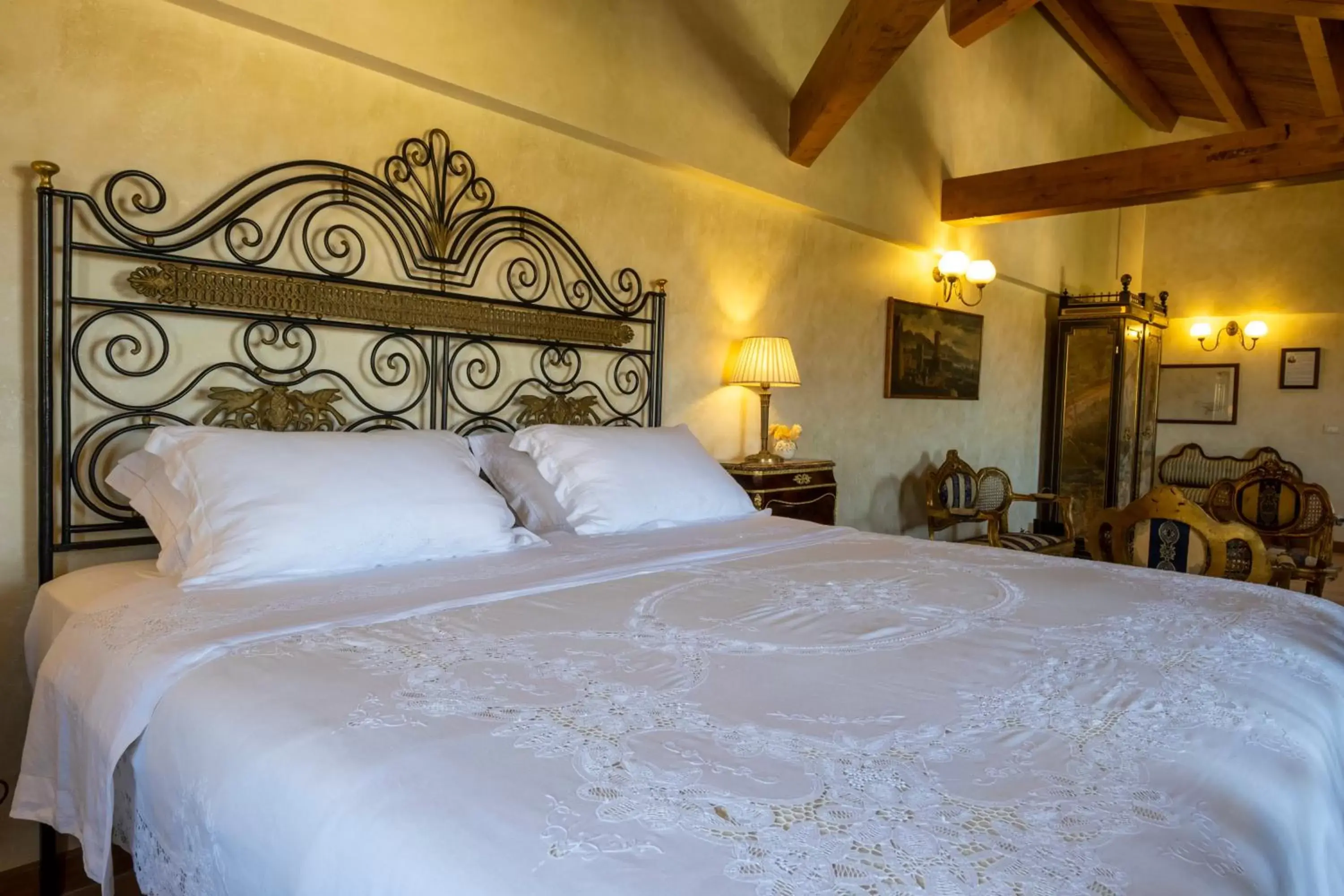 Bed in Villa del Gattopardo