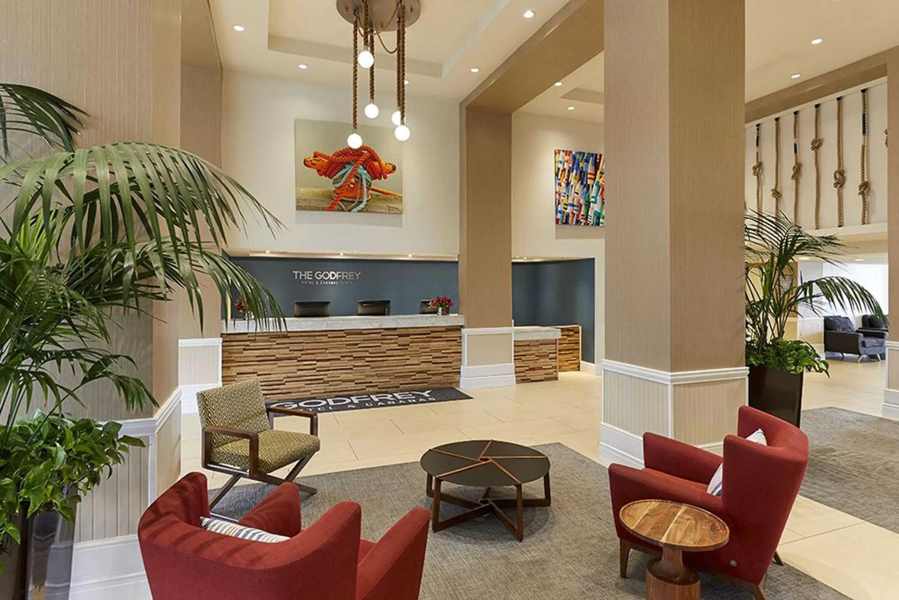 Lobby or reception in The Godfrey Hotel & Cabanas Tampa