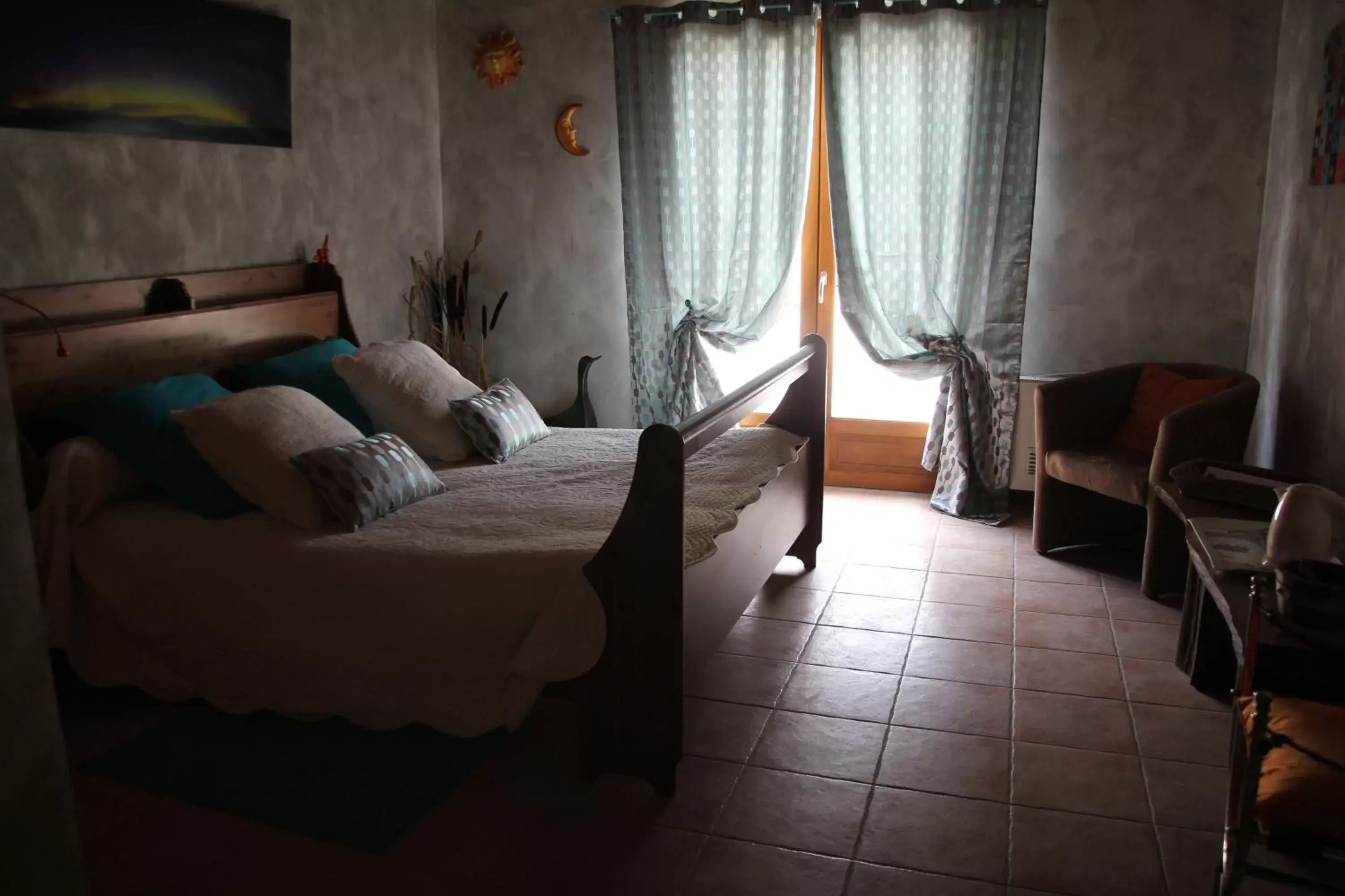 Bedroom, Bed in Chambre d'Hôtes Le Moulin d'Encor