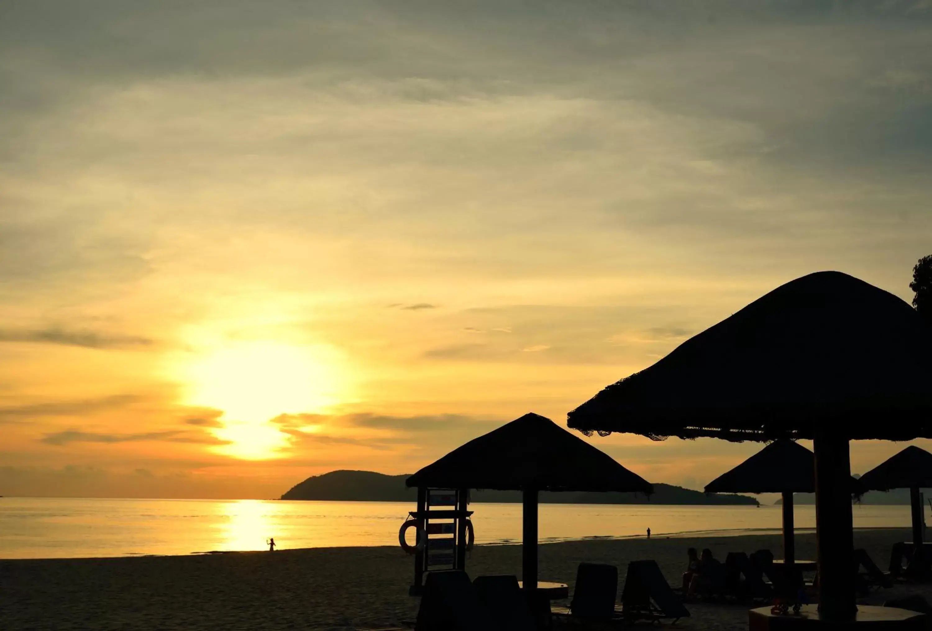 Sunset in Holiday Villa Beach Resort & Spa Langkawi