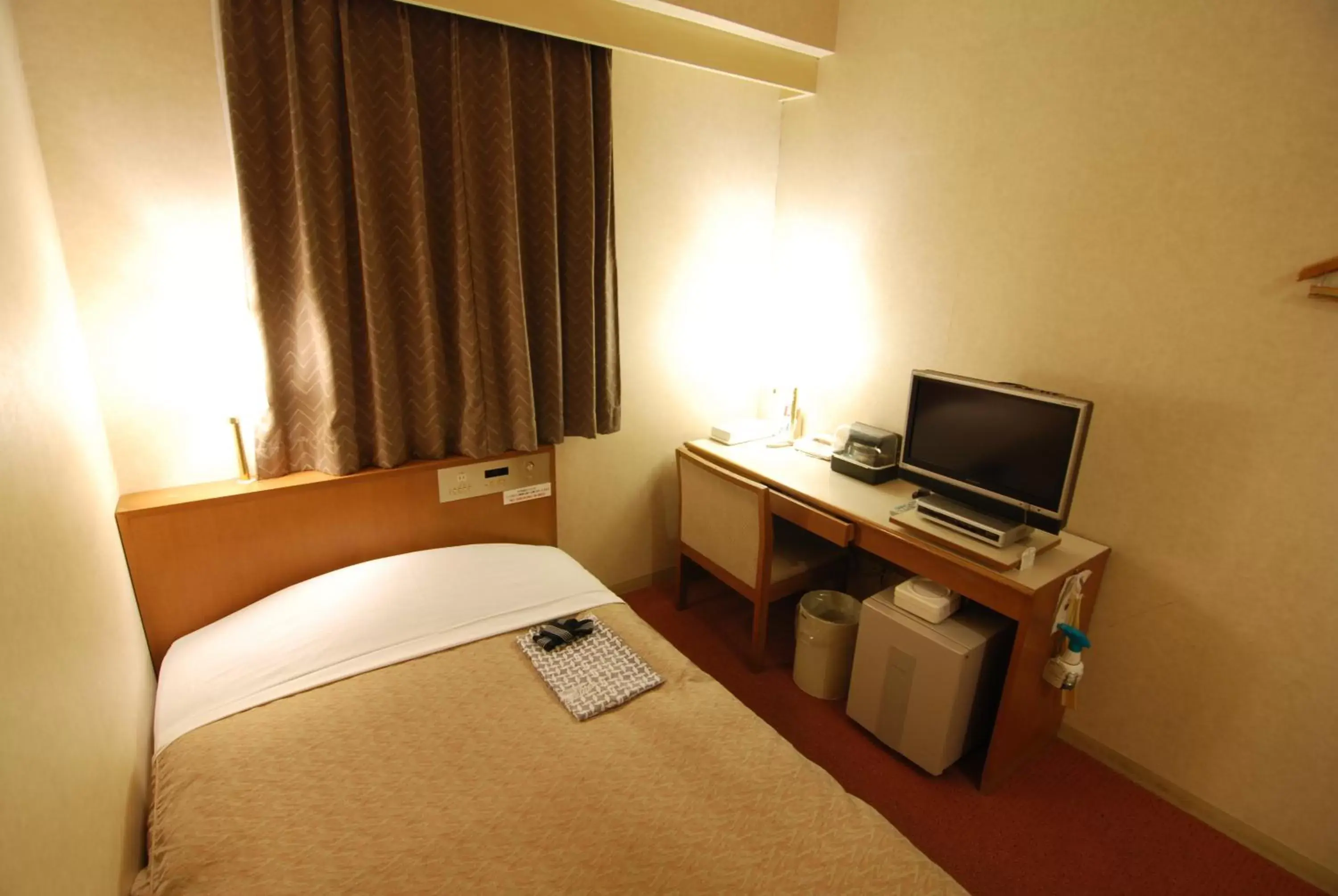 Decorative detail, Bed in Hotel New Star Ikebukuro