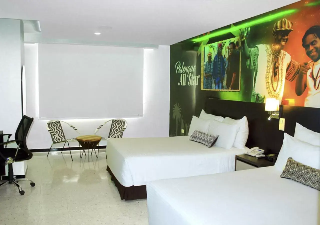 Photo of the whole room in Hotel Cartagena Plaza