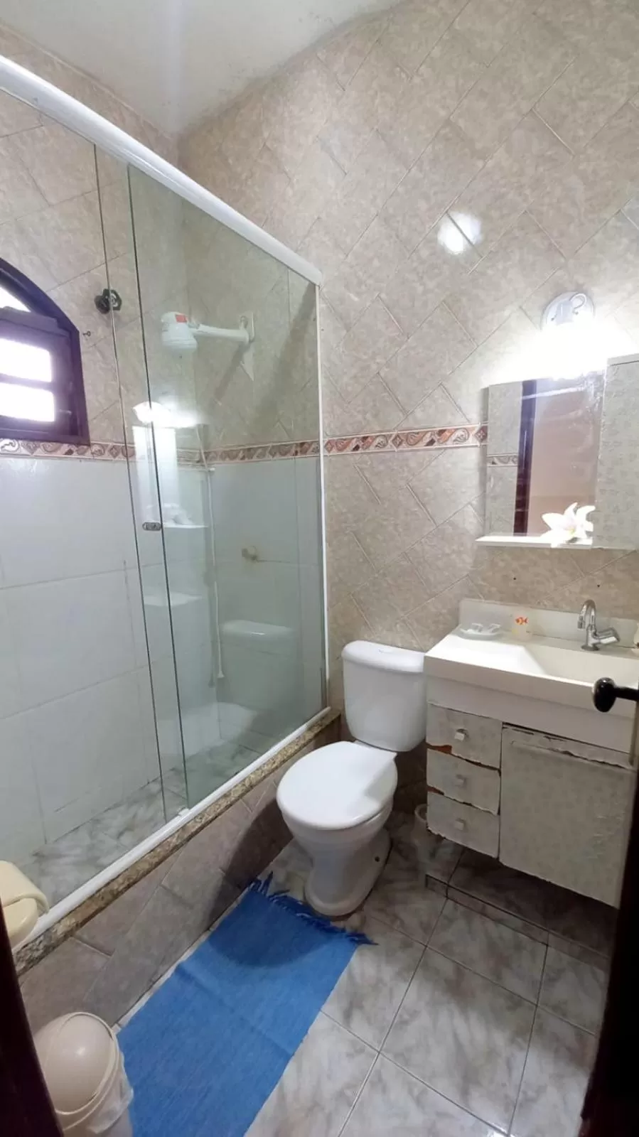 Bathroom in Pousada Recanto Das Emerências