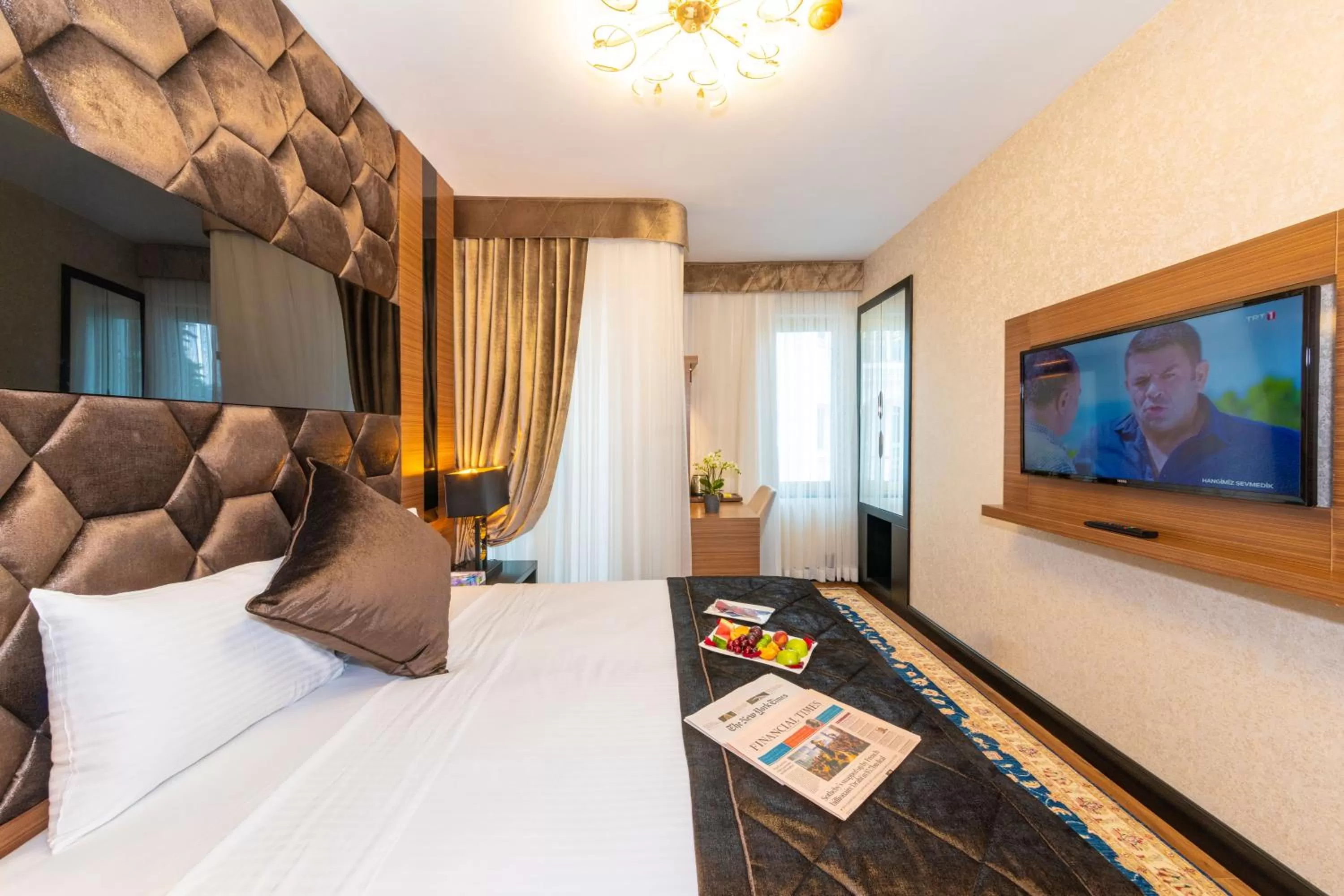 Bed in Eastanbul Suites