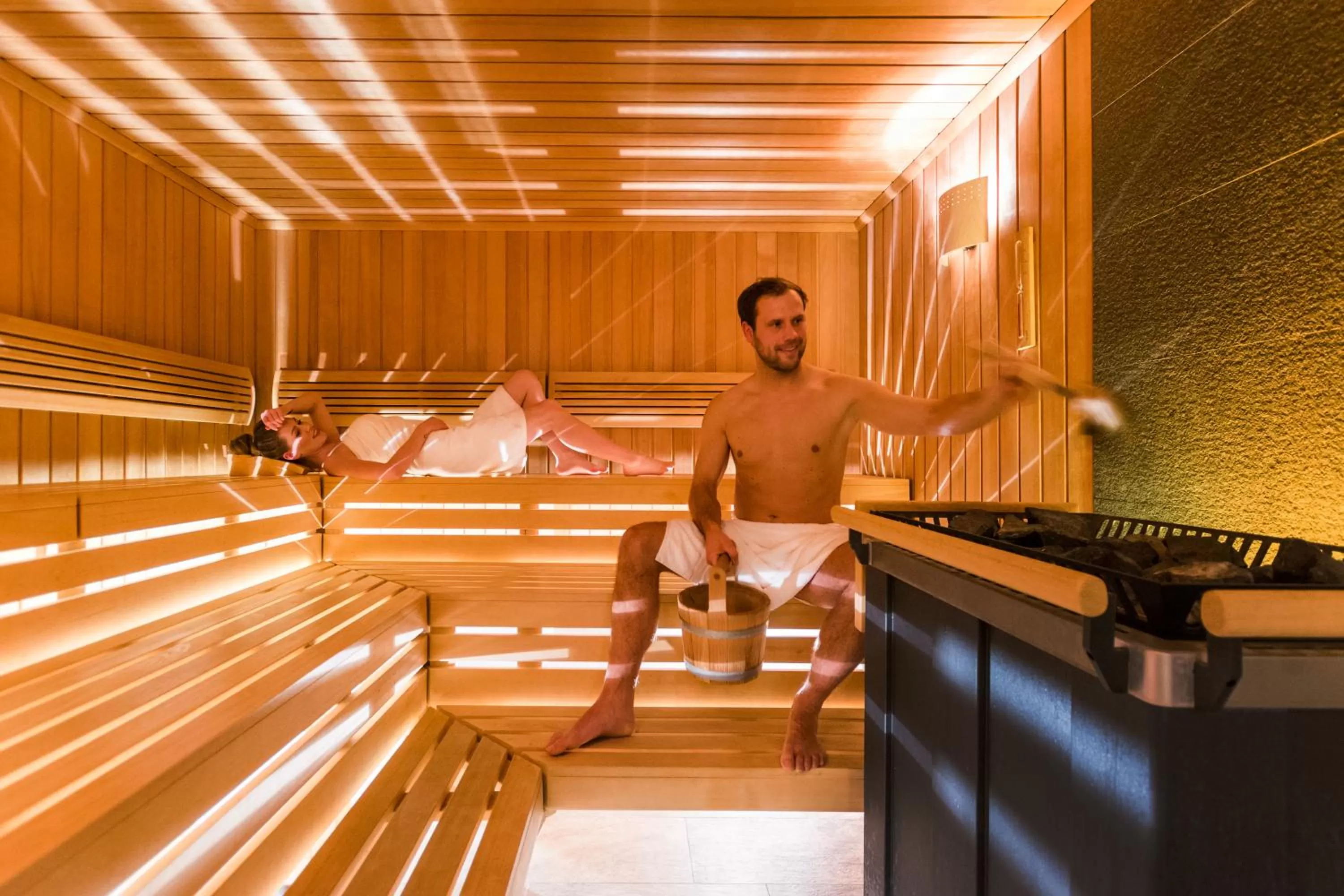 Sauna in Romantik Hotel Scheelehof Stralsund