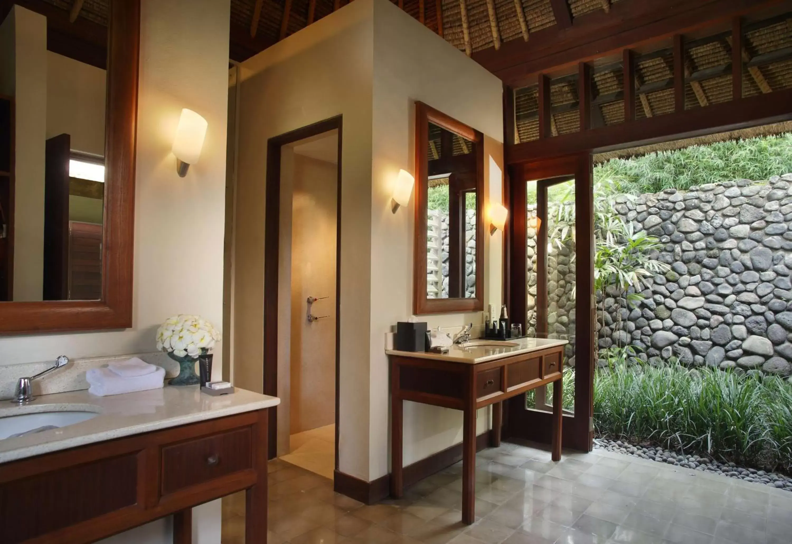 Bathroom in Alila Ubud