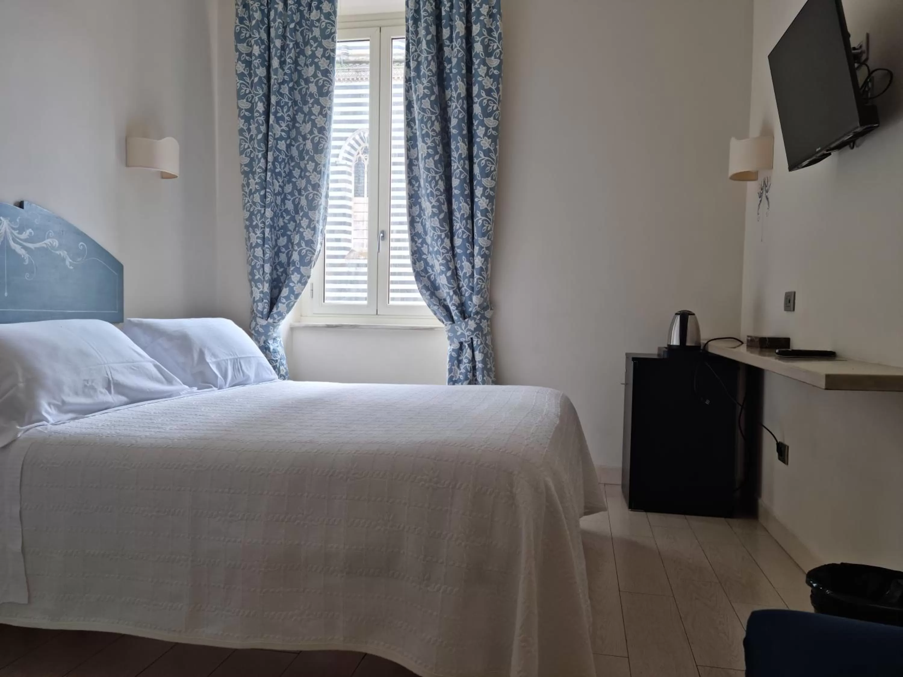 Bed in Hotel Virgilio