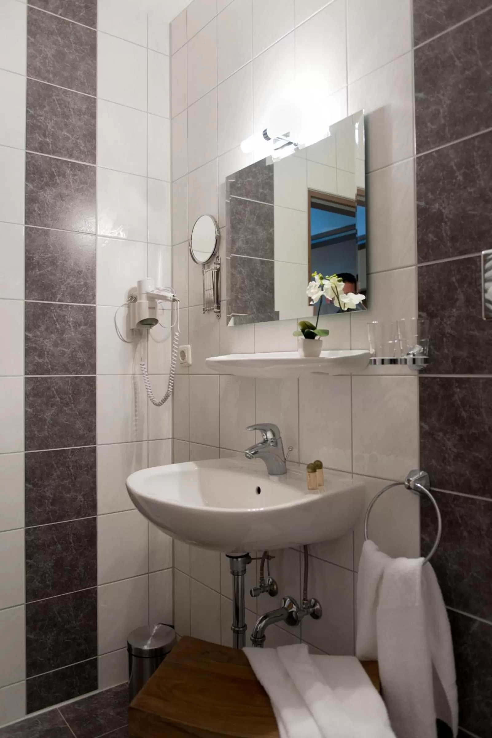 Bathroom in Hotel Restaurant Brigitte