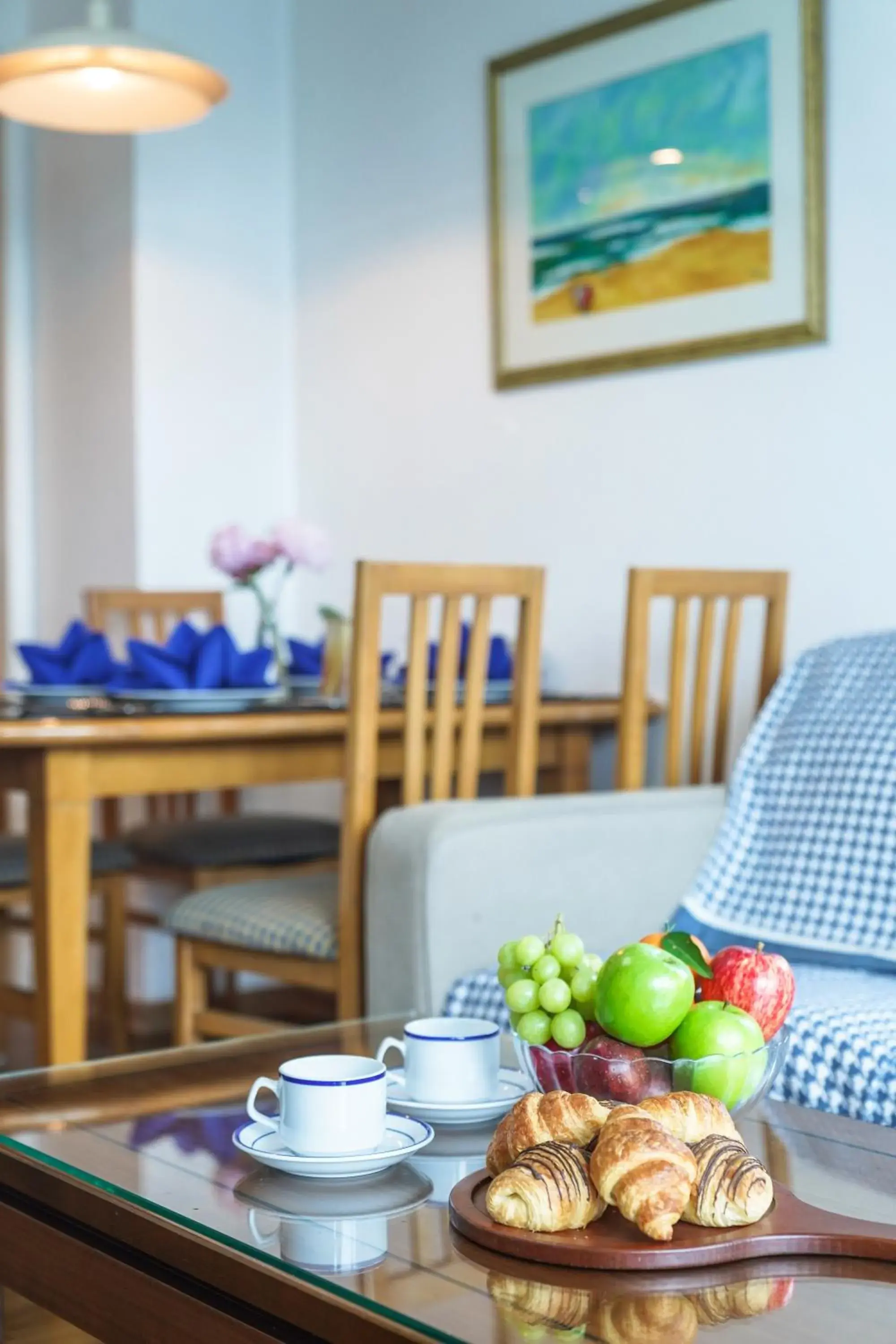 Living room in Daeha Serviced Apartment