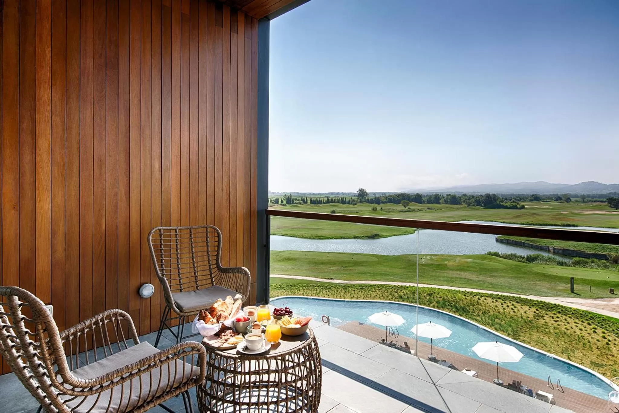Garden view in Hotel Terraverda at Empordà Golf Resort
