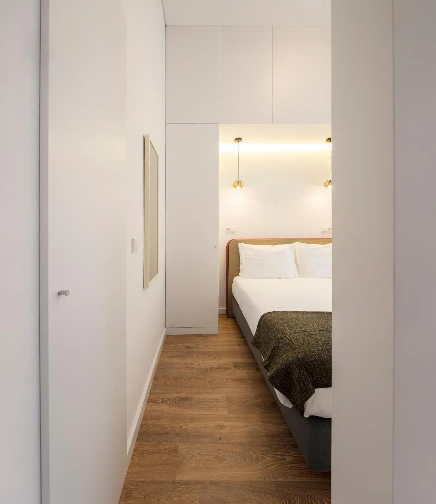 Bedroom, Bed in Lisbon Serviced Apartments - Chiado Emenda