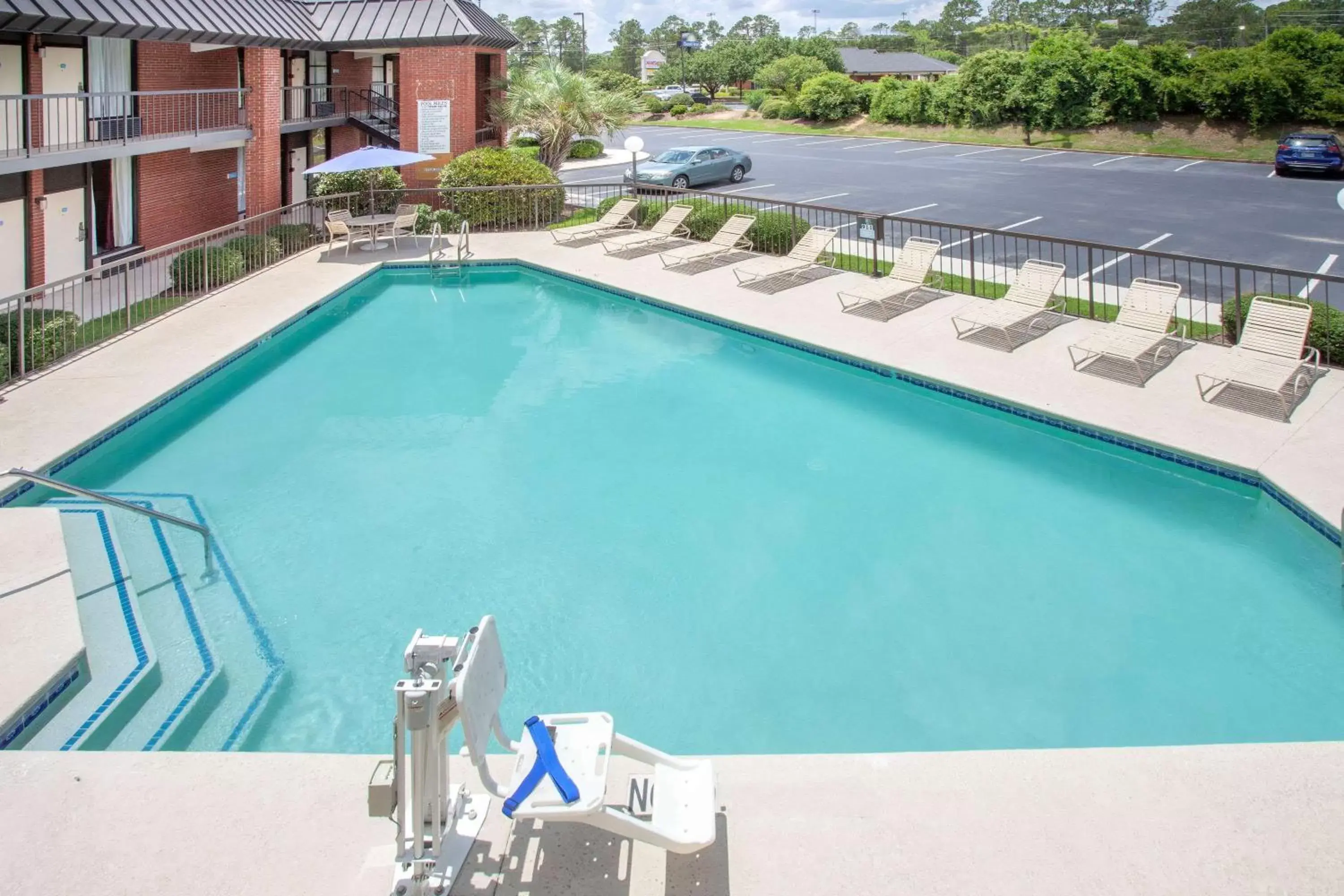 On site, Pool View in Days Inn by Wyndham Statesboro