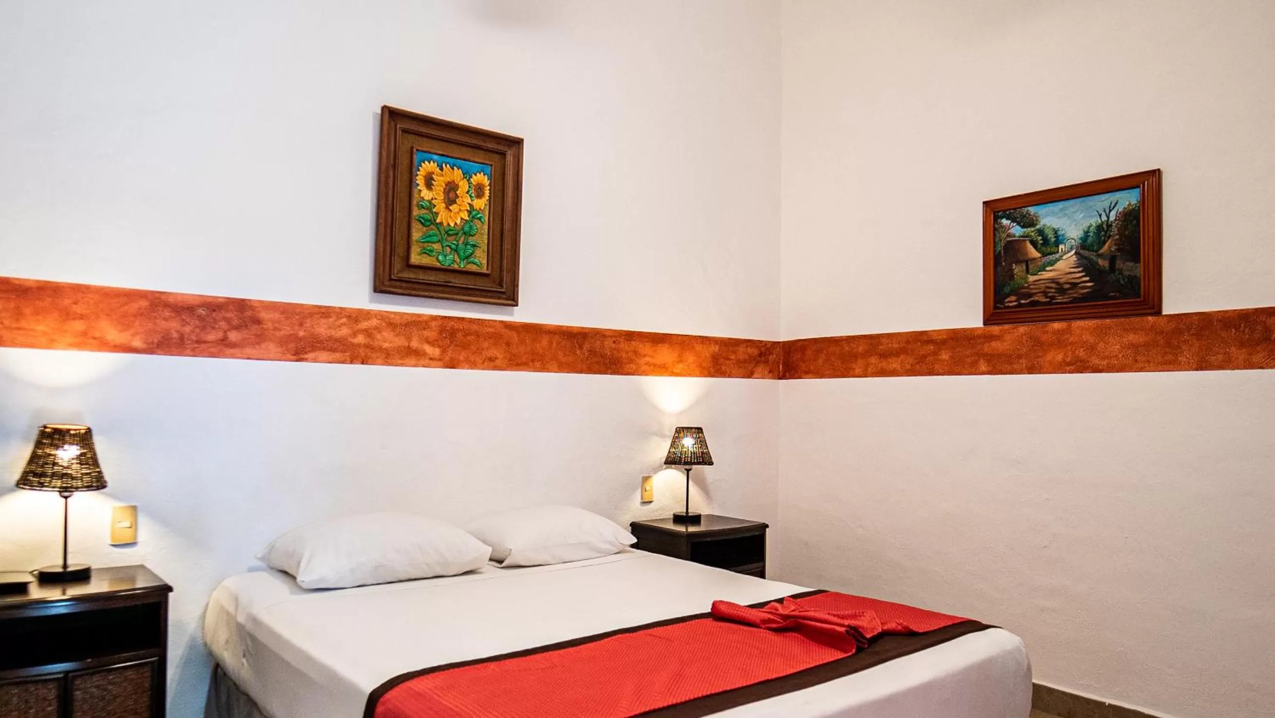 Bed in Hotel Casa de las Flores