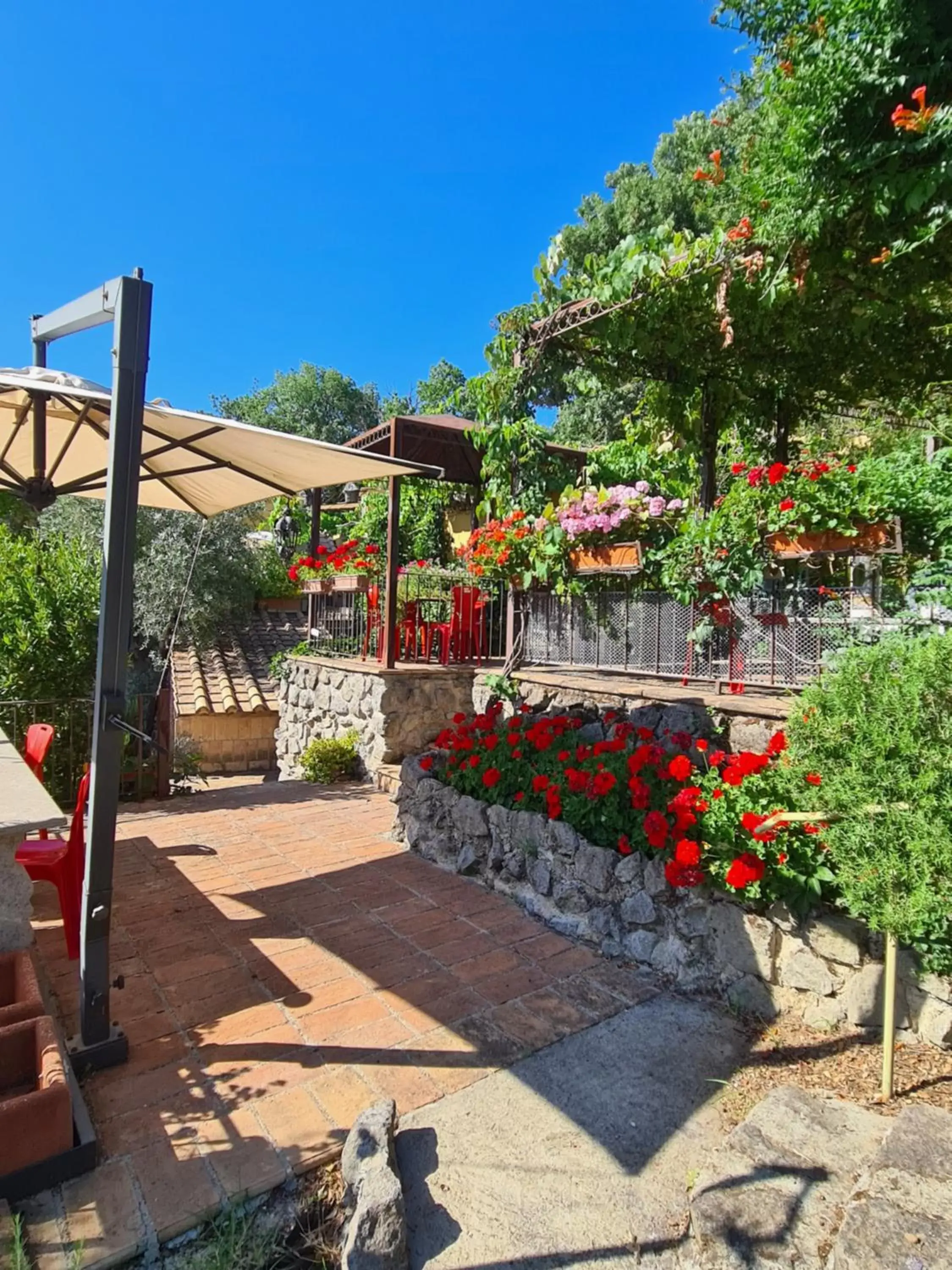 Bird's eye view, Patio/Outdoor Area in Piccolo Feudo Green Resort