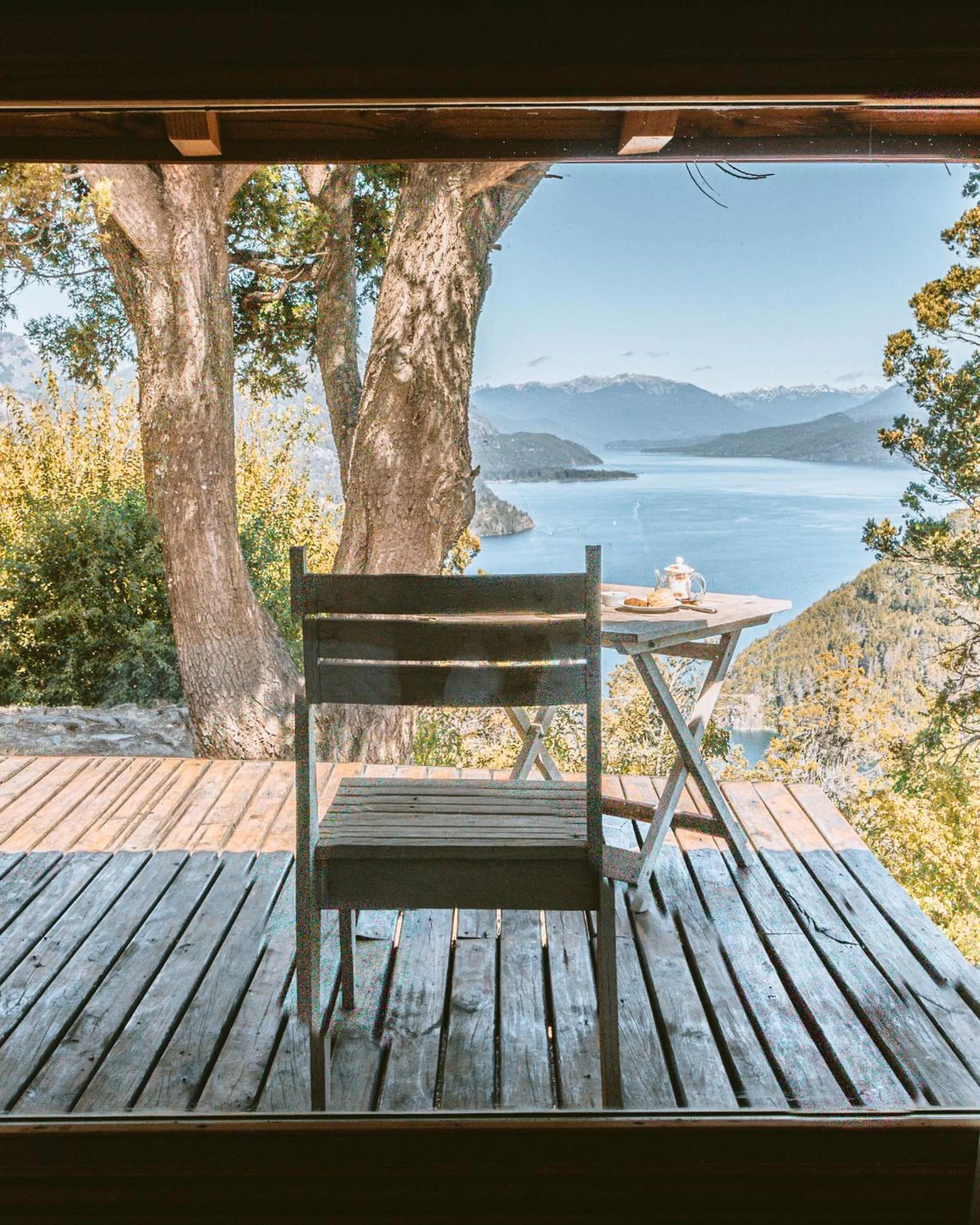 Patio in Arrayan Lake View Mountain Lodge & Casa De Te Arrayan