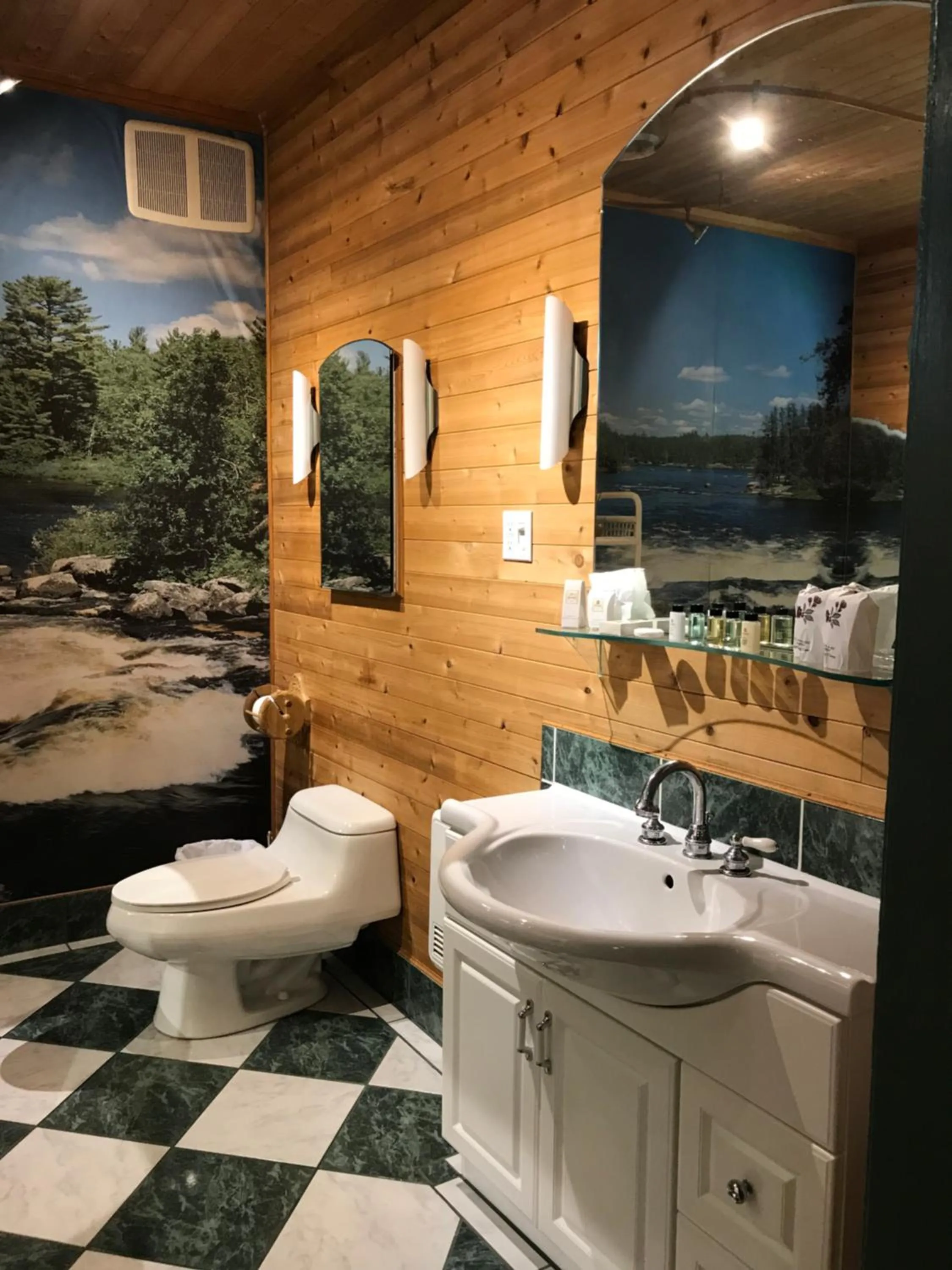 Toilet in Auberge du Sault-à-la-Puce