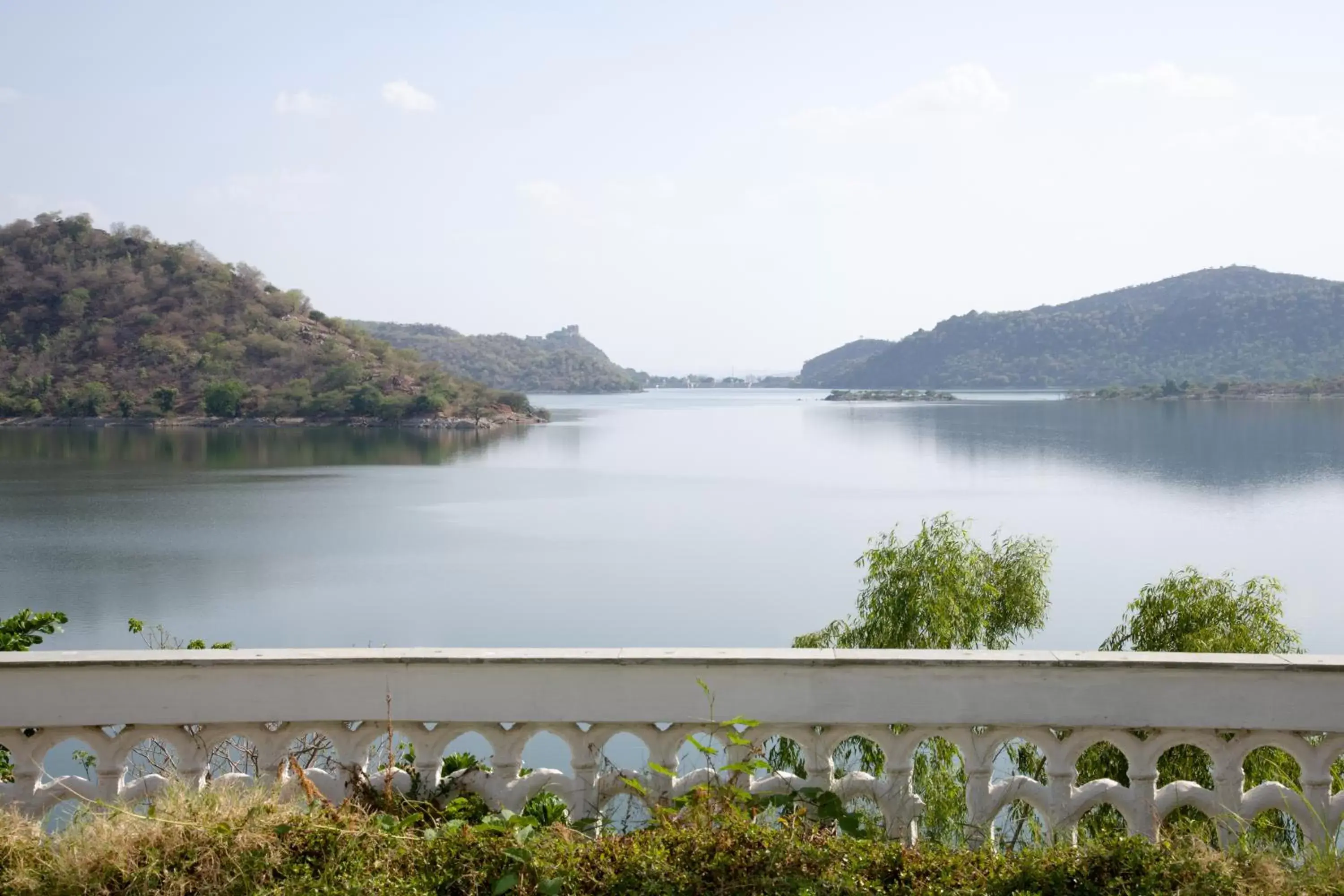 Balcony/Terrace in Jaisamand Island Resort