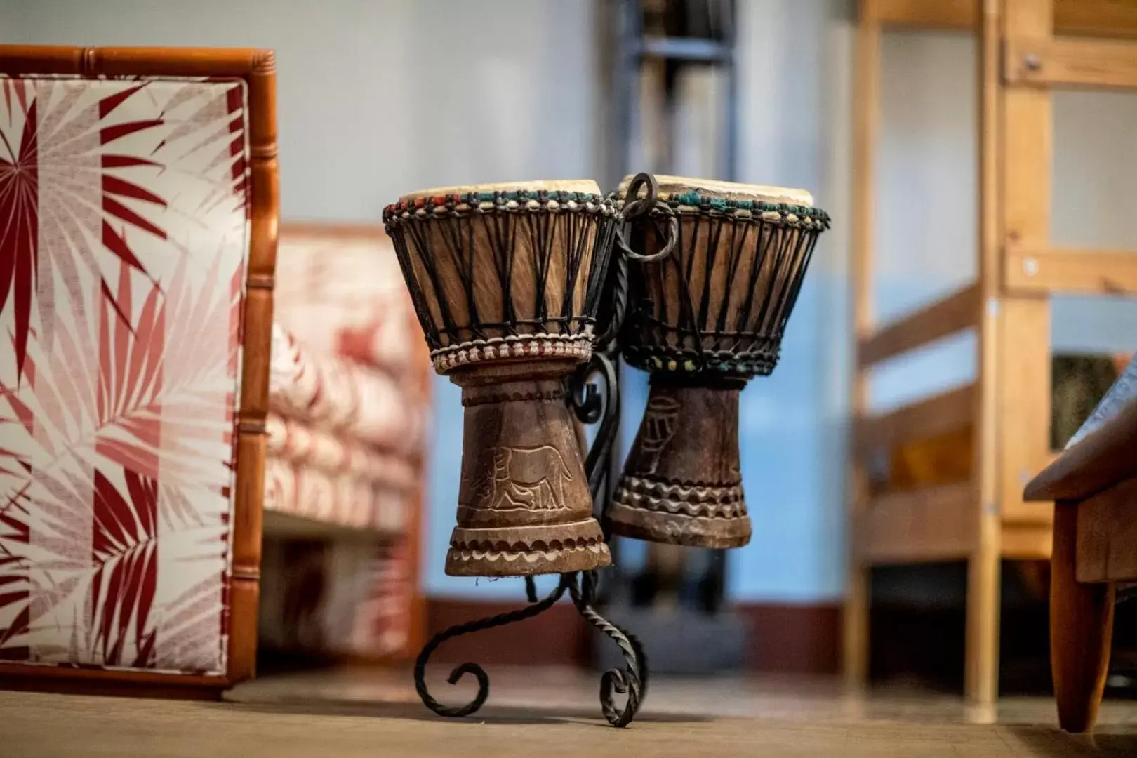 Decorative detail in Le Cisterne B&B