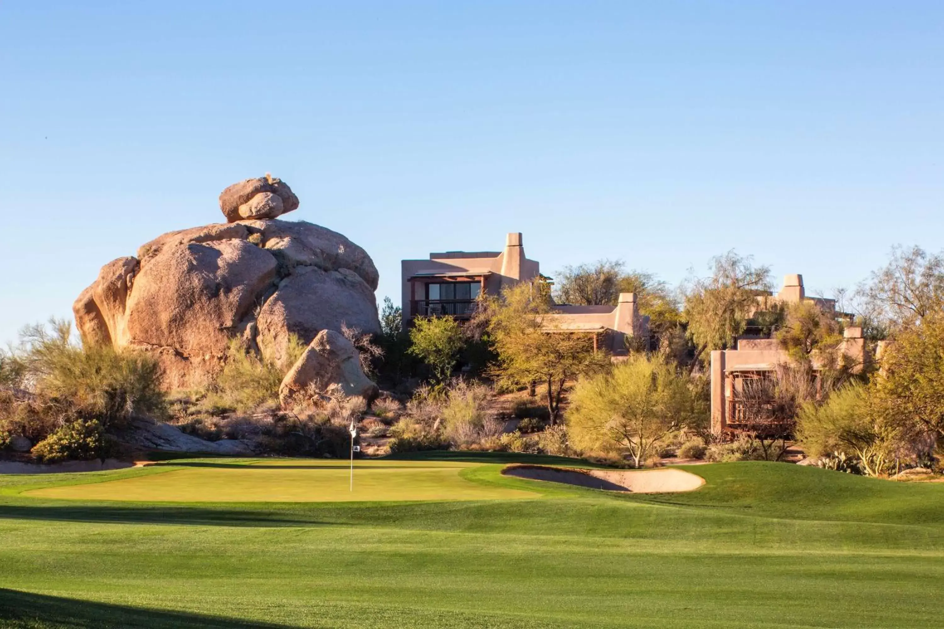 Bed, Property Building in Boulders Resort & Spa Scottsdale, Curio Collection by Hilton