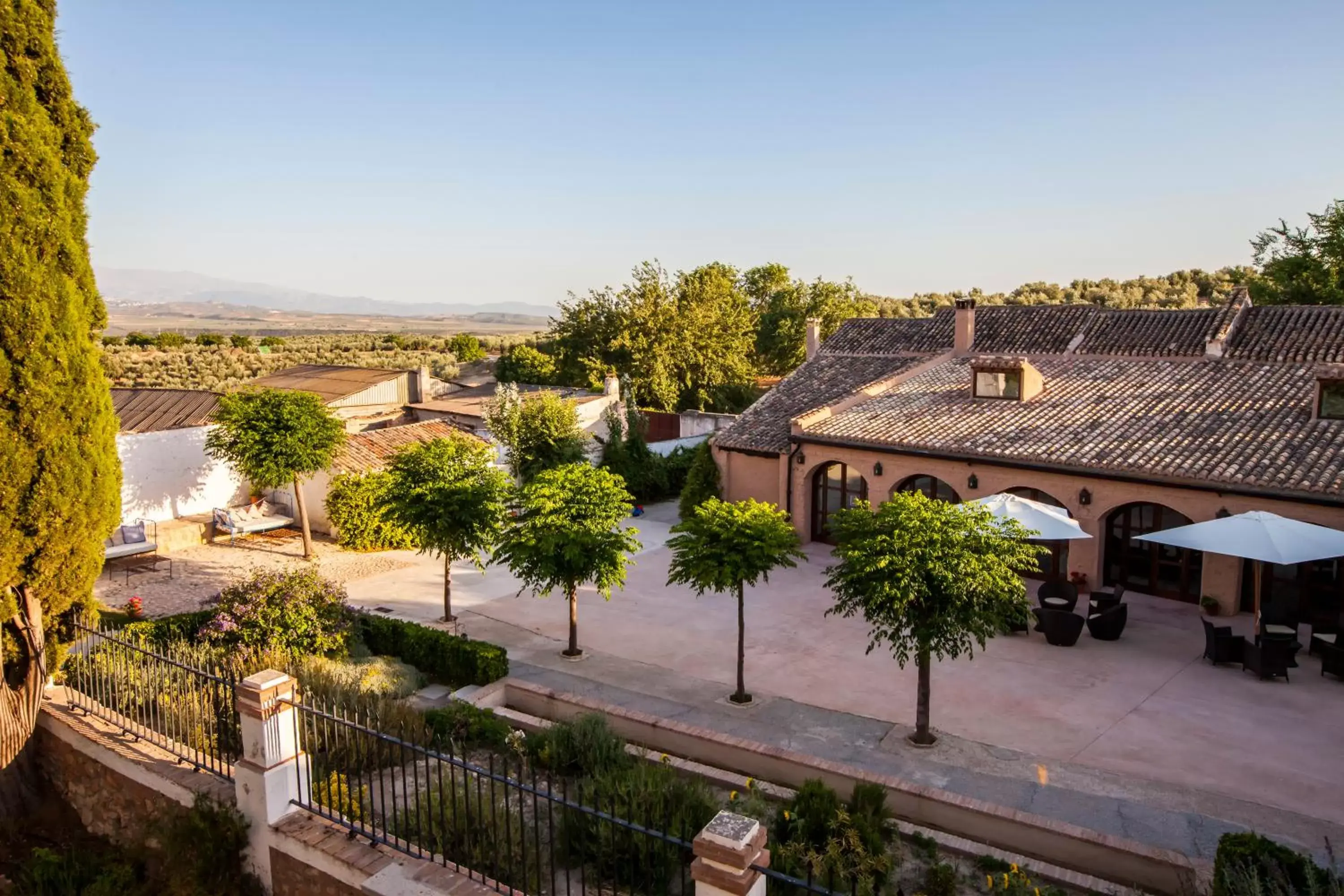 Patio in Hotel Cortijo del Marqués