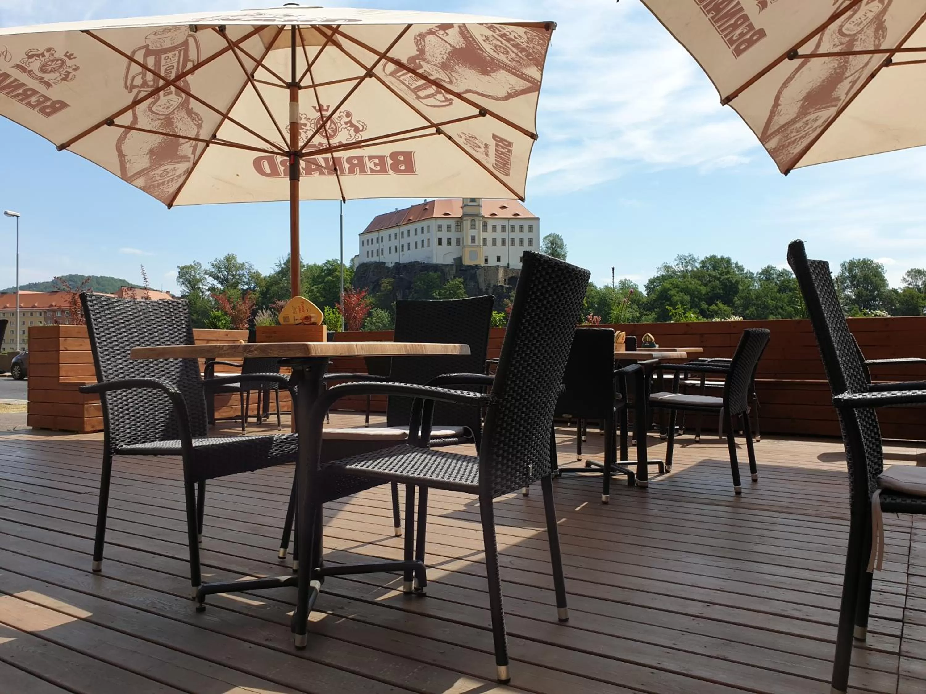 Balcony/Terrace in Penzion Via Ferrata