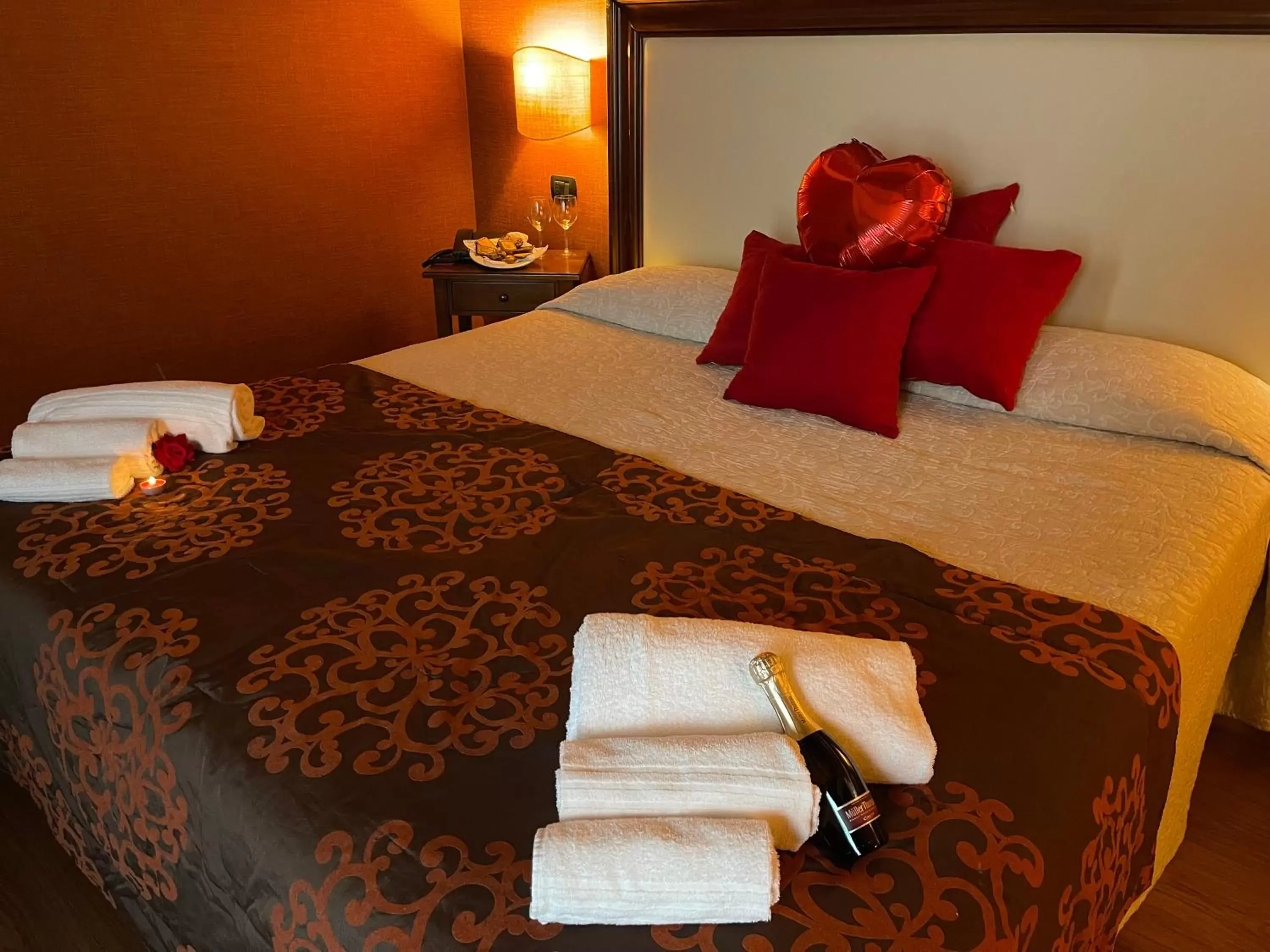 Bed in Hotel Cascina Marisa