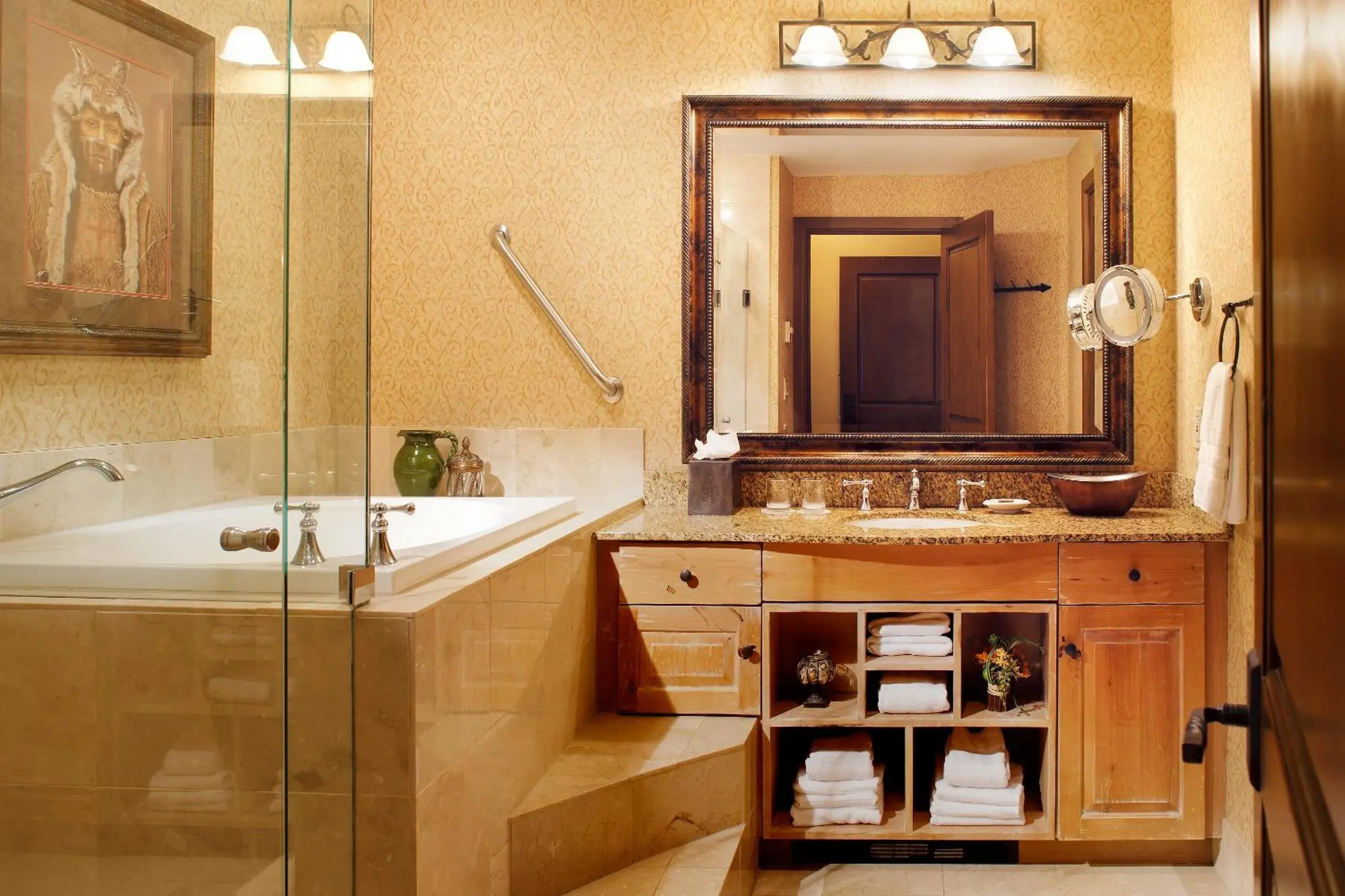 Shower in Snake River Lodge Shower in Snake River Lodge