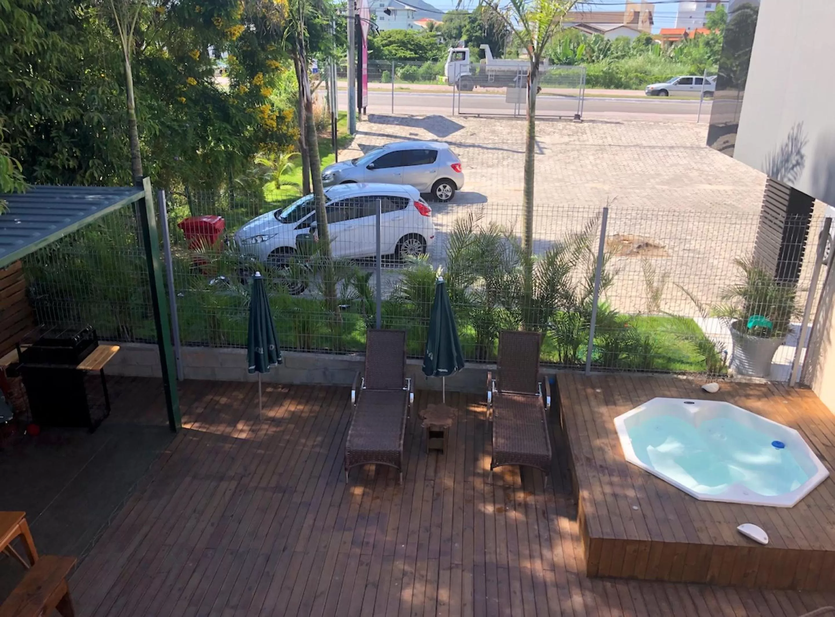 Hot Tub in Pousada Ondas de Floripa