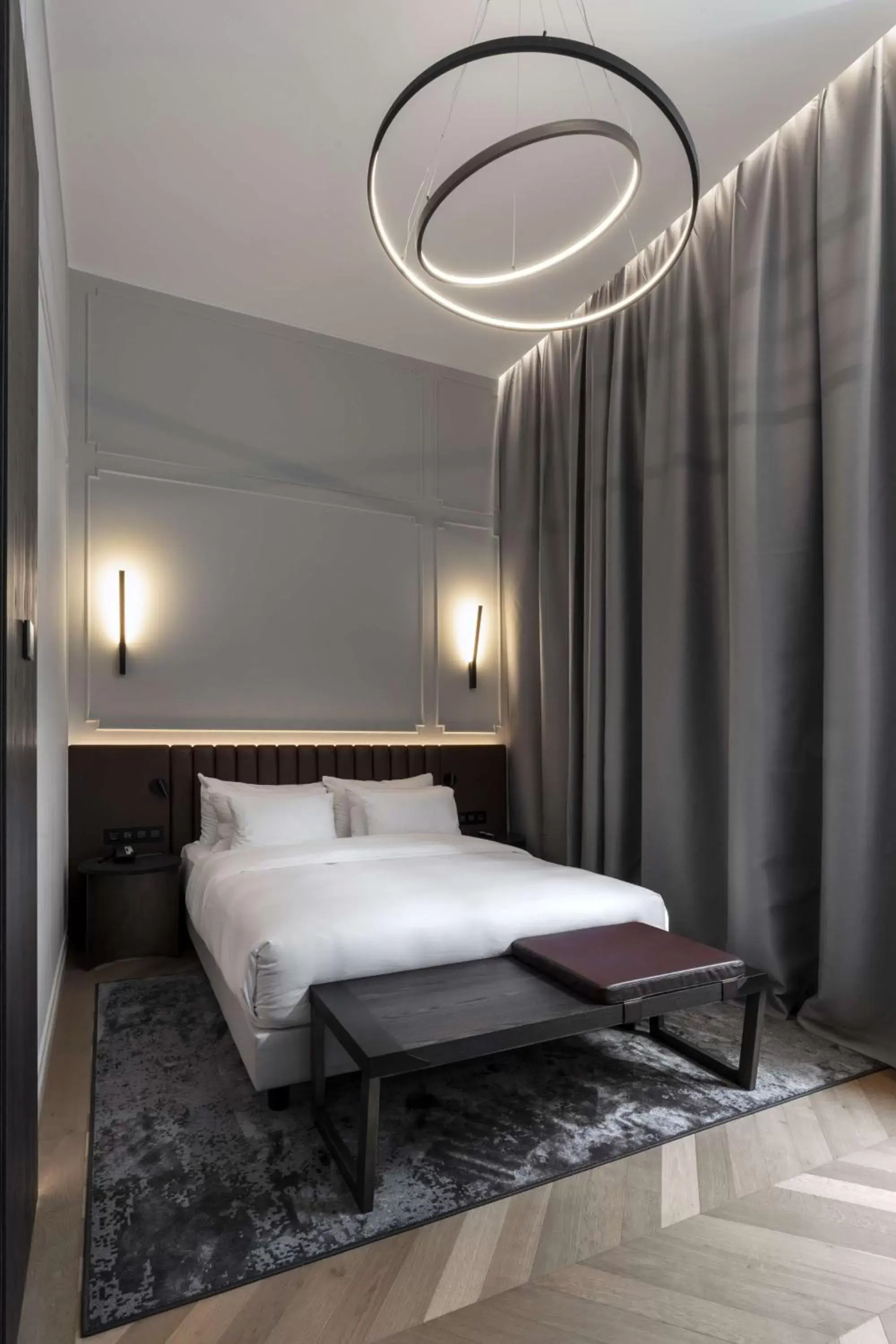 Bedroom, Bed in Radisson Collection Hotel, Palazzo Touring Club Milan