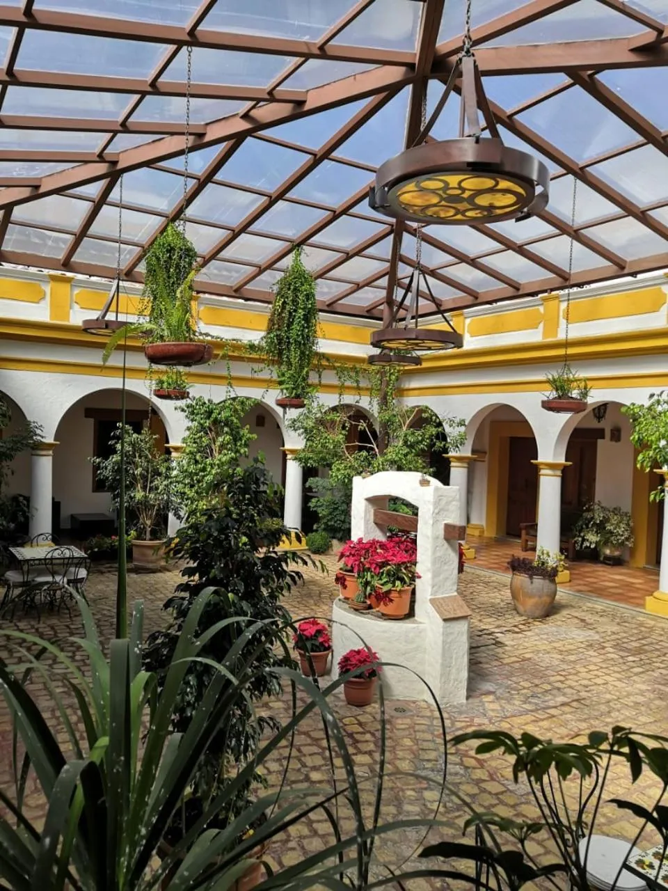 Patio in Hotel Casa Margarita