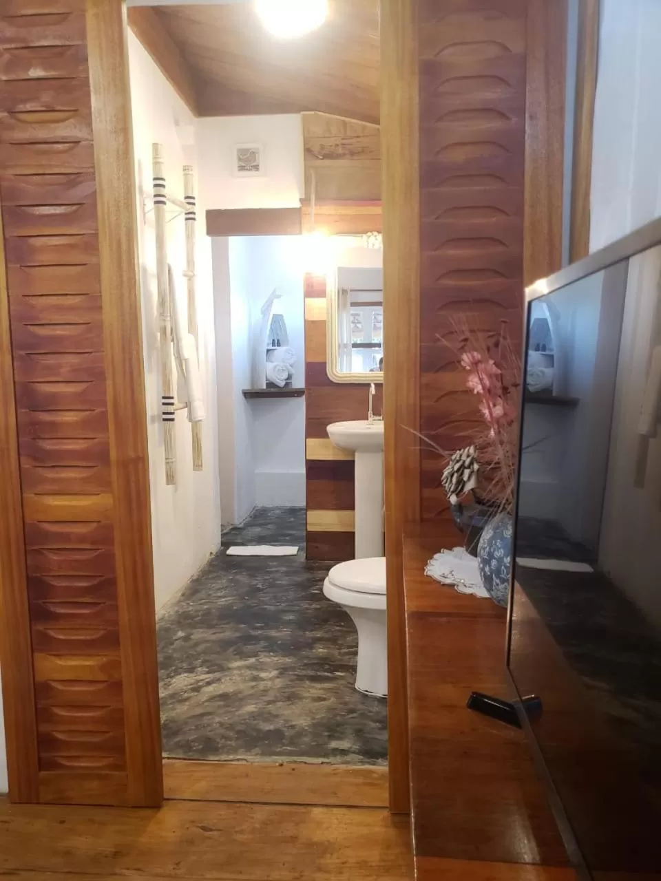 Bathroom in Pousada dos Hibiscus