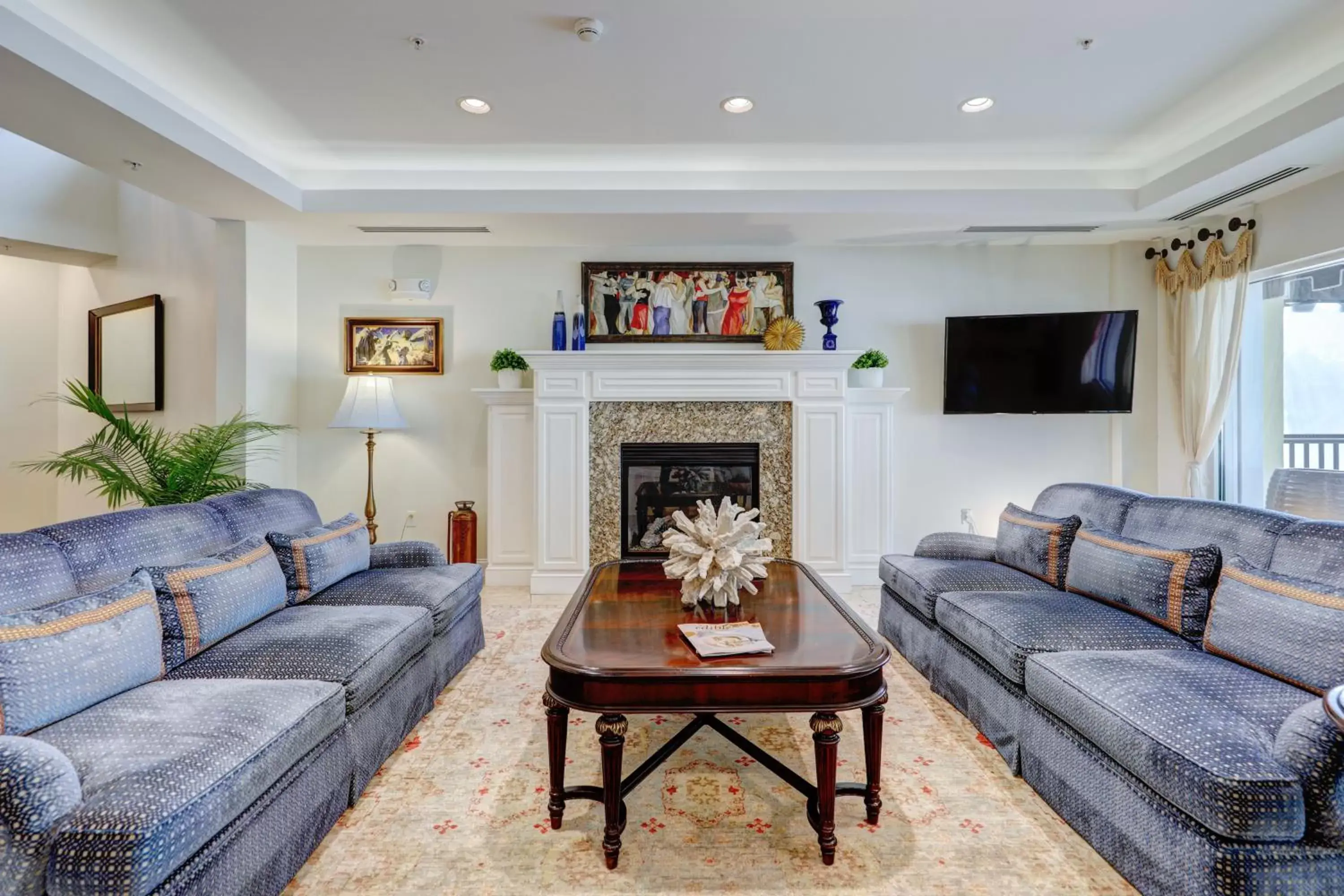 Communal lounge/ TV room in Hotel Rehoboth