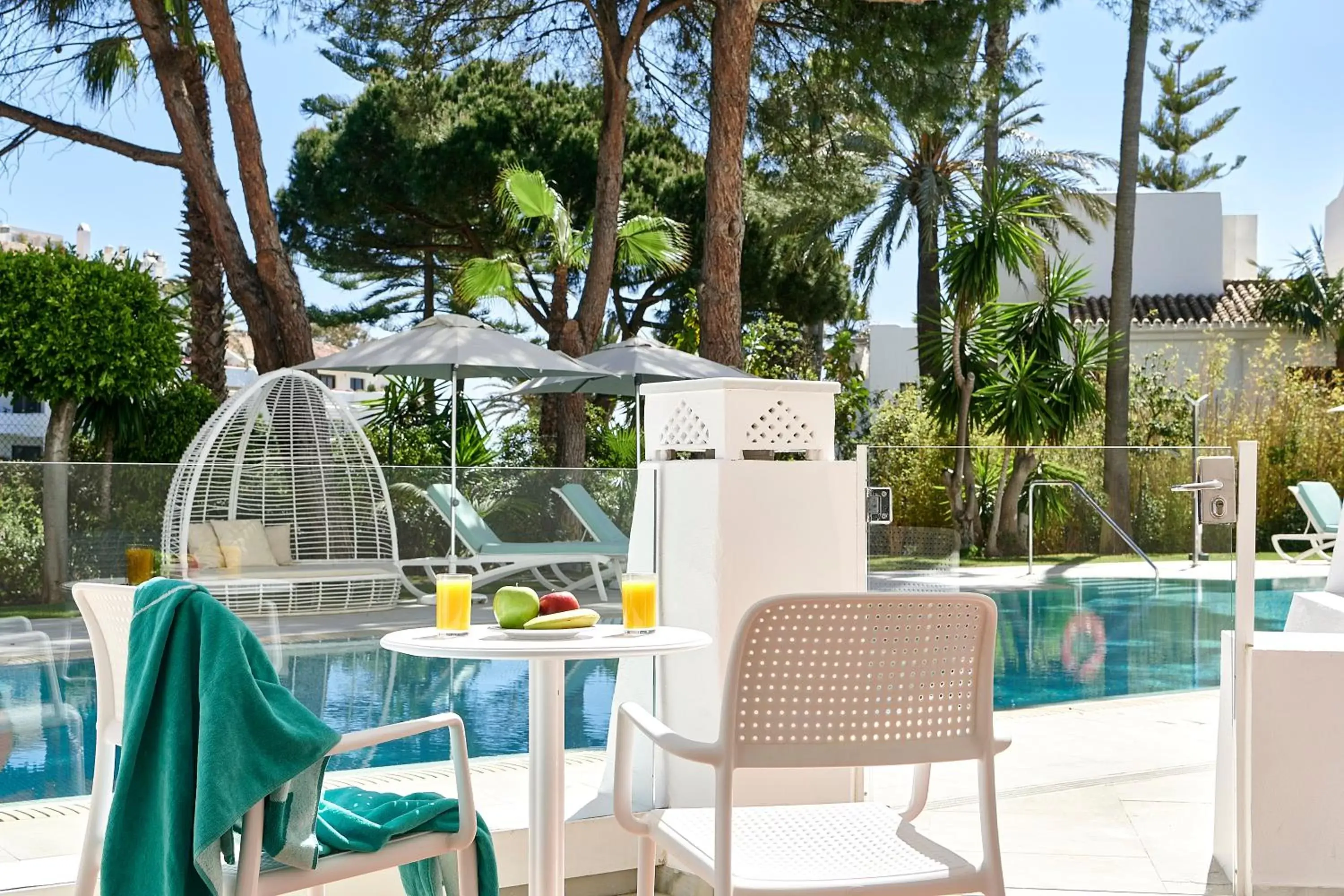 Balcony/Terrace, Swimming Pool in Iberostar Selection Marbella Coral Beach
