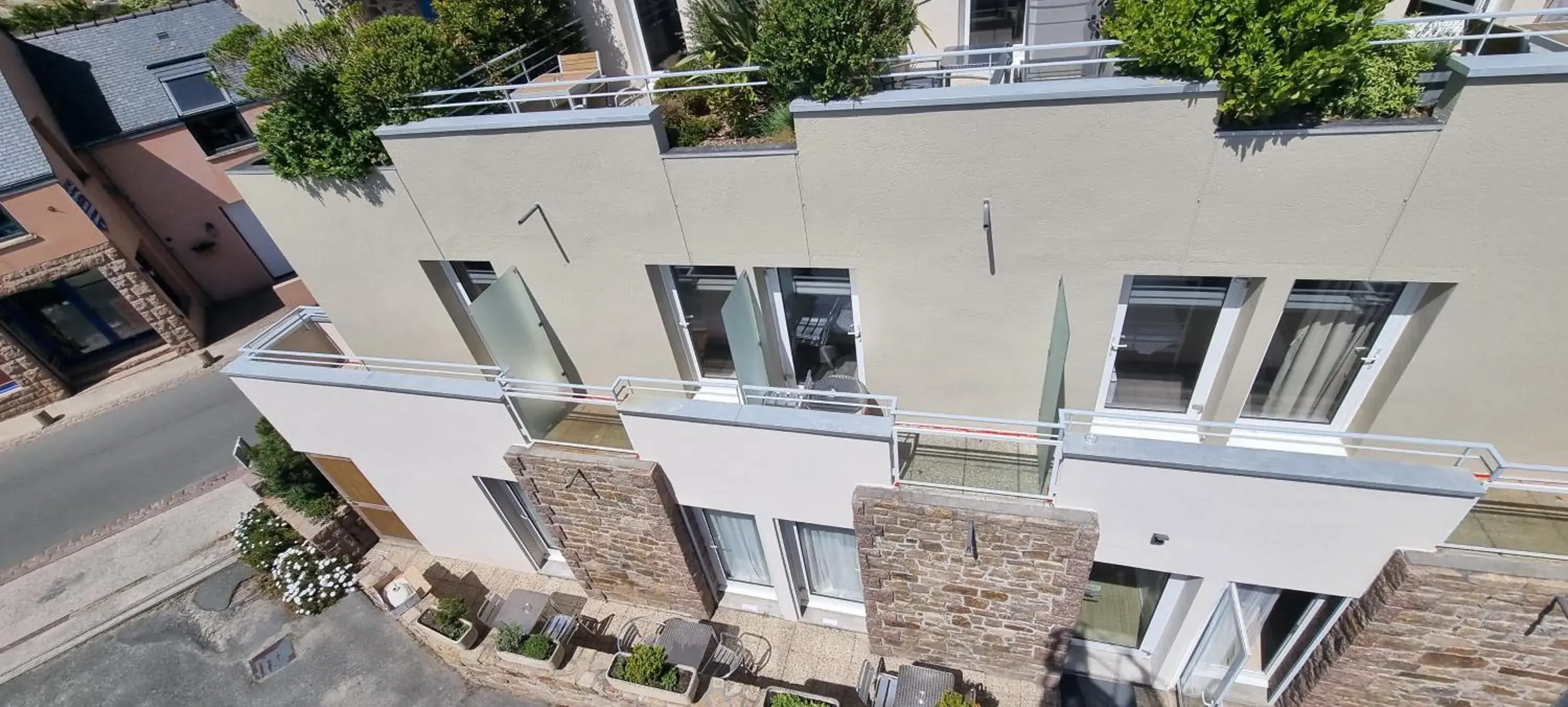 Balcony/Terrace, Bird's-eye View in Hotel De L'Europe